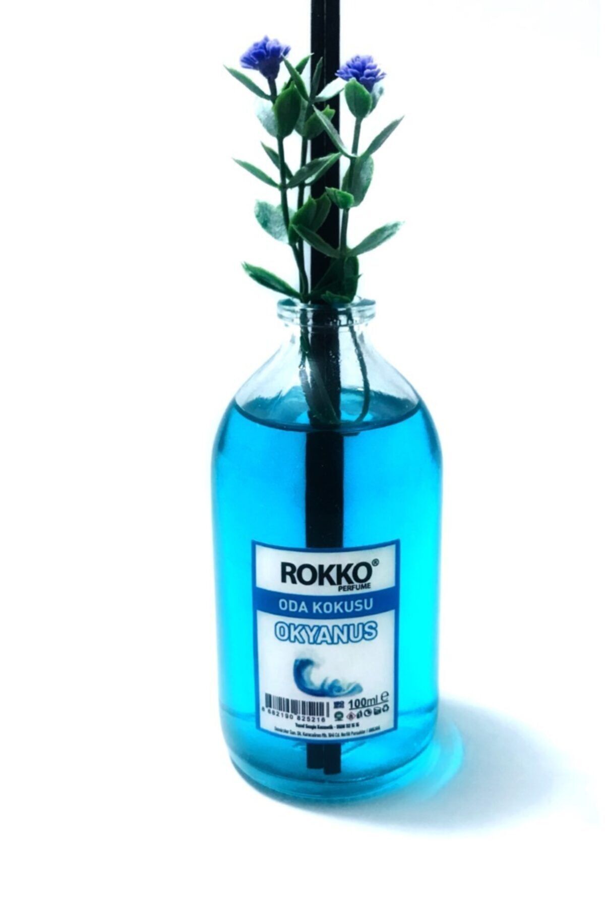 rokko parfüm Bambu Çubuklu Oda Banyo Tuvalet Kokusu Okyanus 100 ml