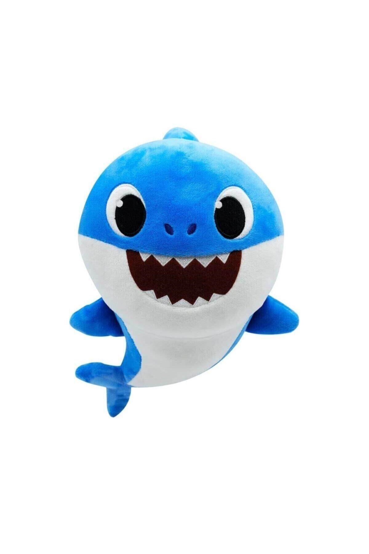 Baby Shark 2022 Yılbaşı Fırsatları - Sesli Bebek Peluş 25 Cm Daddy Shark - ™ Beyaz At®