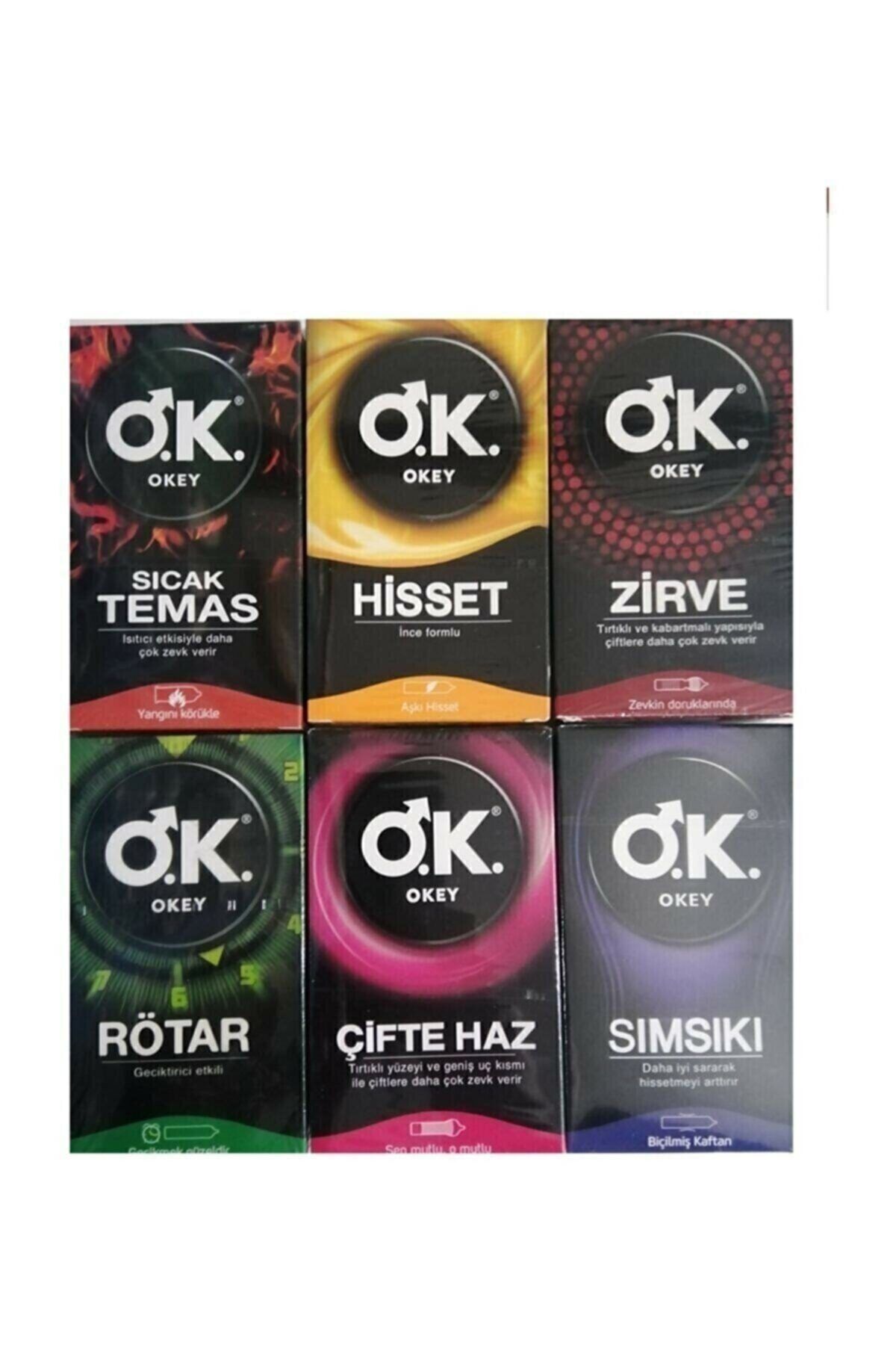 titumarket Okey 60'lı Karışık Set 6 Paket Gizli Gönderim Sağlıkcı Marketim