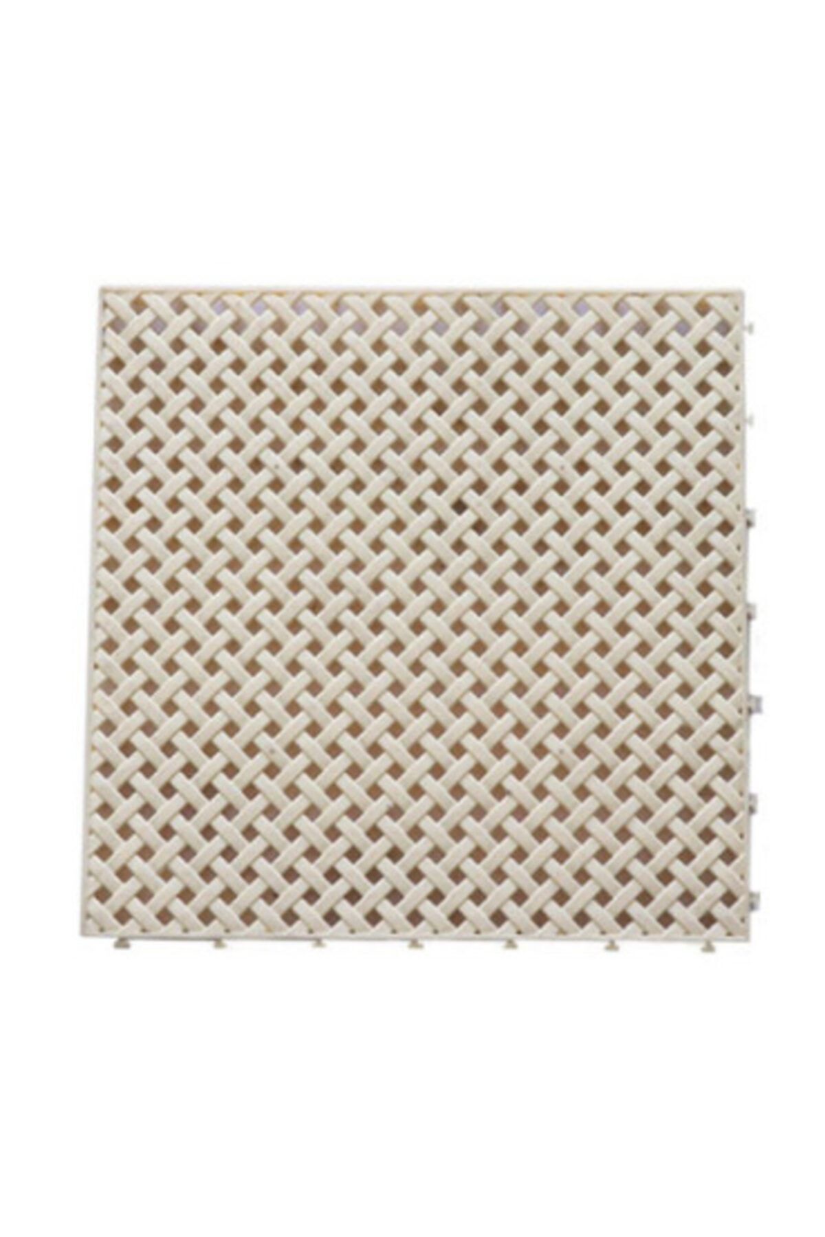 ASIMOGLU Plastik Geçmeli Gri Yer Karosu 33*33 Cm 6 Adet