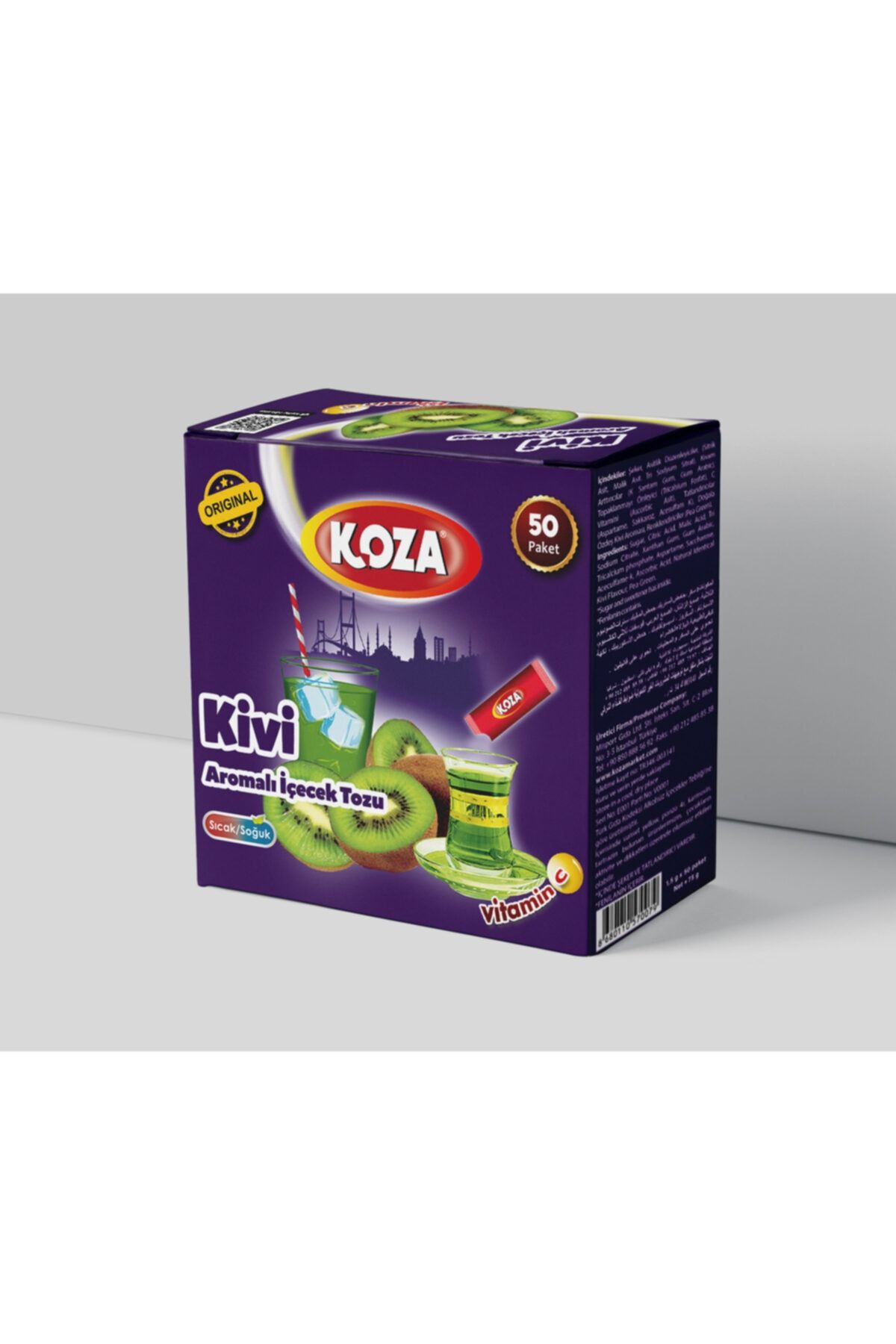 Koza Kivi Aromalı Tek Içimlik Içecek Tozu 50'li