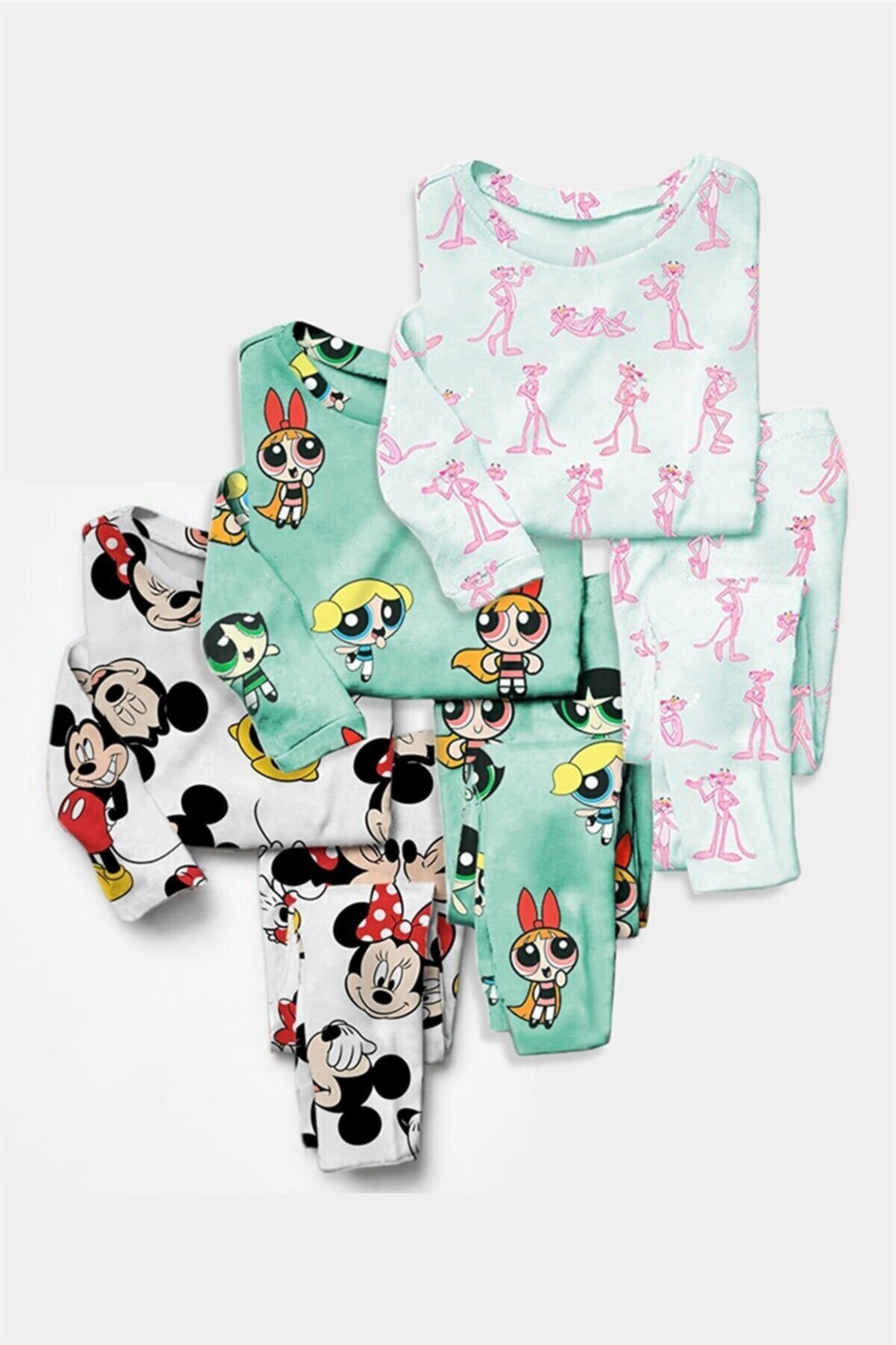 Pembishomewear 3 Takım Winter Mix 5 Süpersoft Pijama Seti