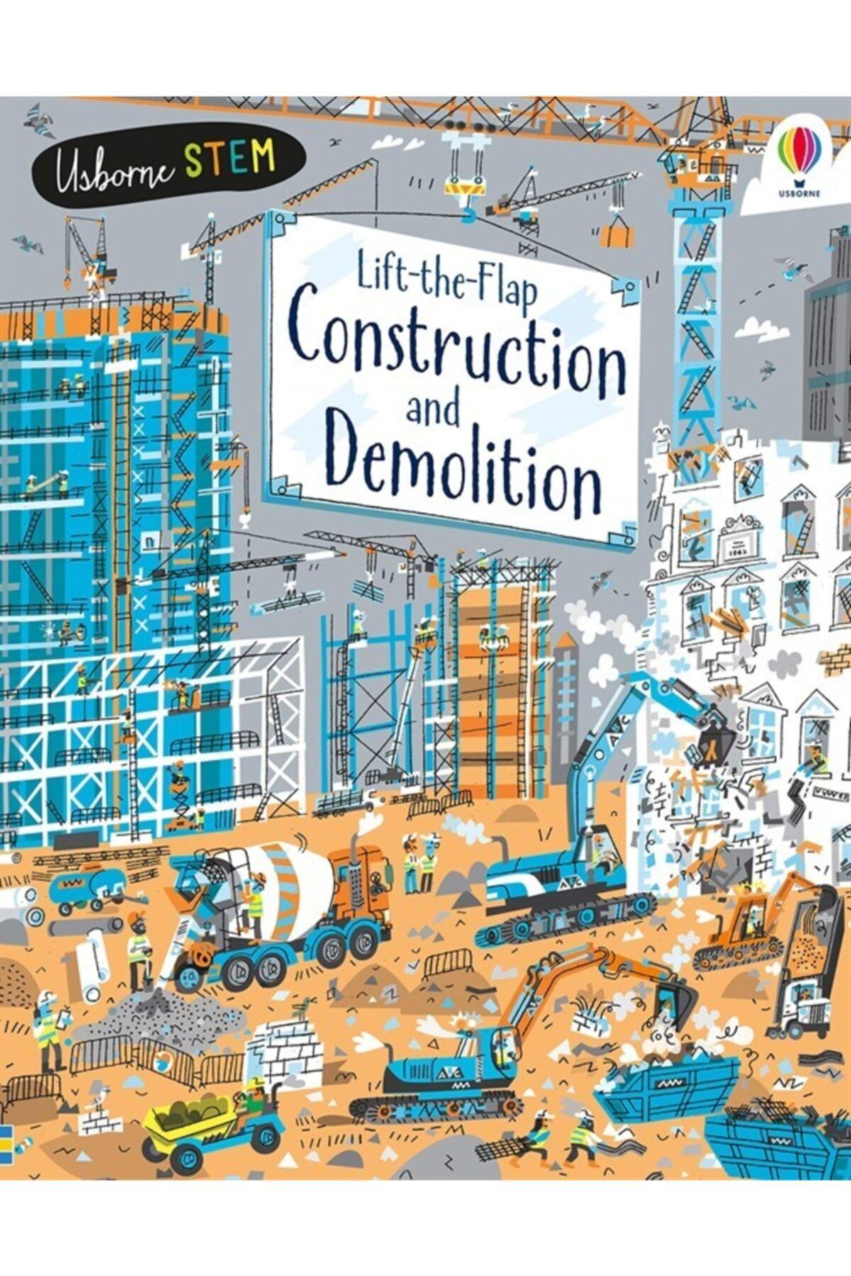 Usborne Stem Lift-the-flap Construction And Demolition