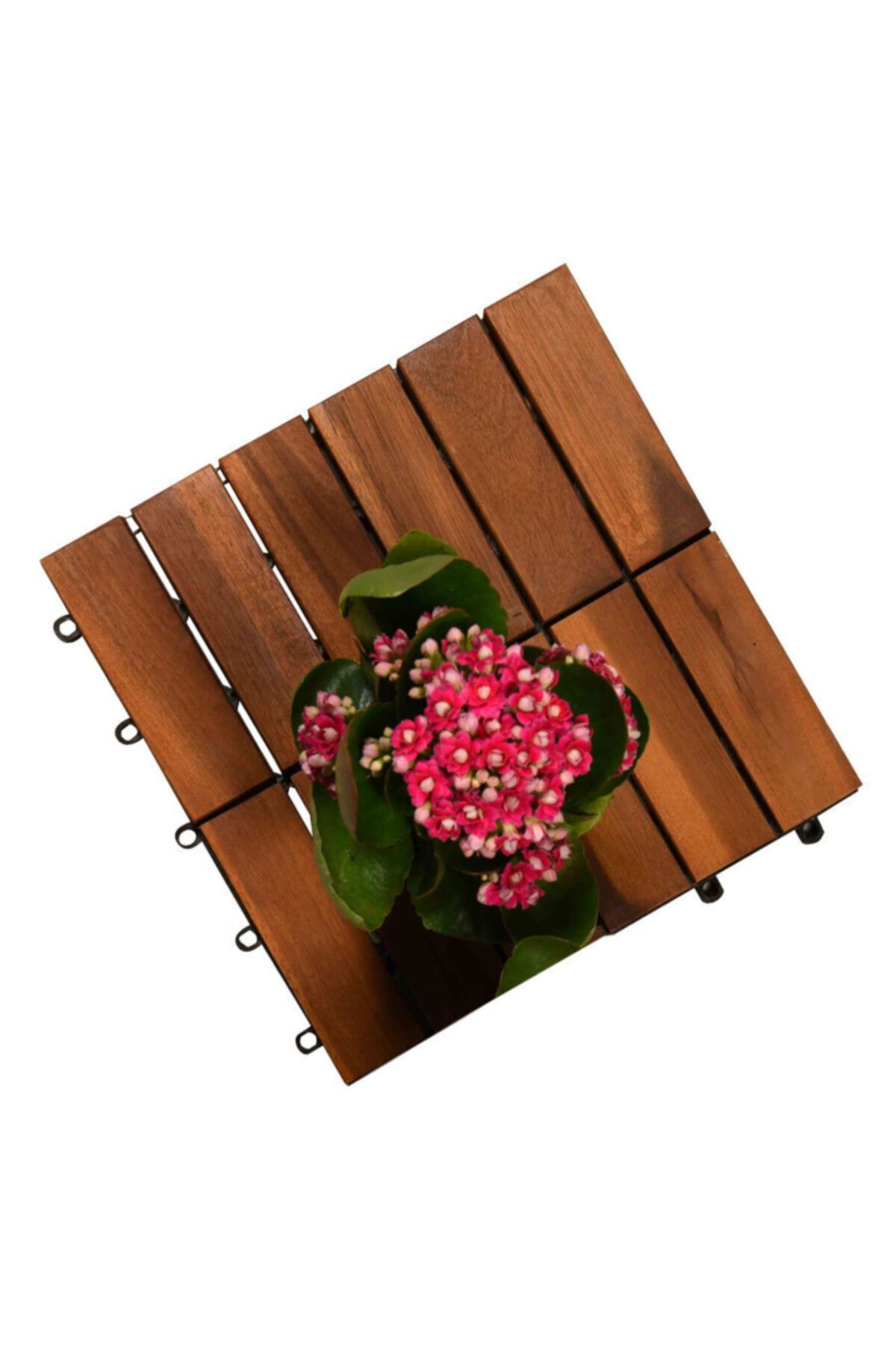 DOGASTR Bahçe / Balkon Zemin Döşeme Ahşap 30x30 9 Lu Paket 0,81 M2 Alan Kaplar