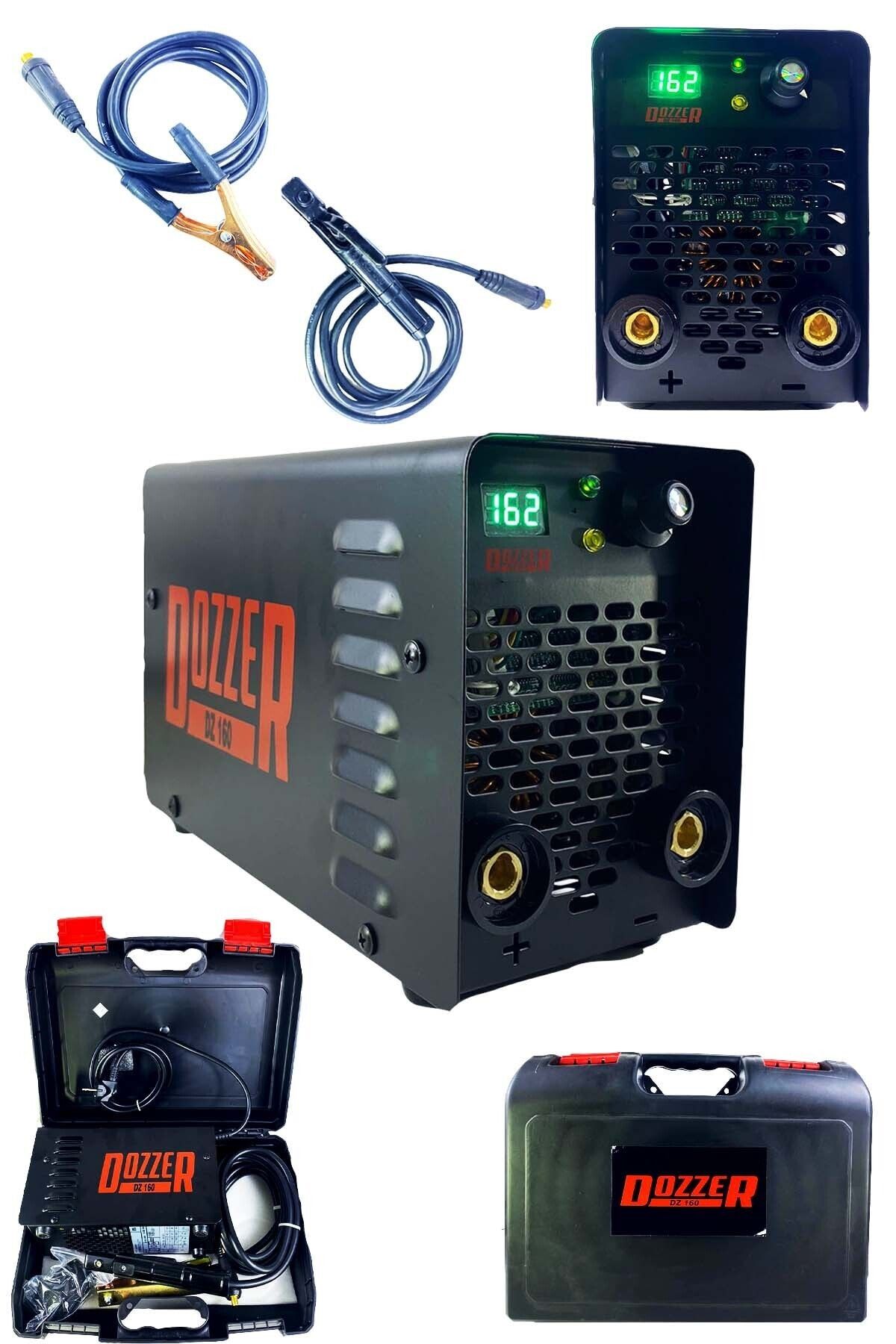 DOZZER Dz160 Dijital Göstergeli 160 Amper Inverter Kaynak Makinesi 2,5-3-3,25-4 Elektrodu Sürekli Eritir