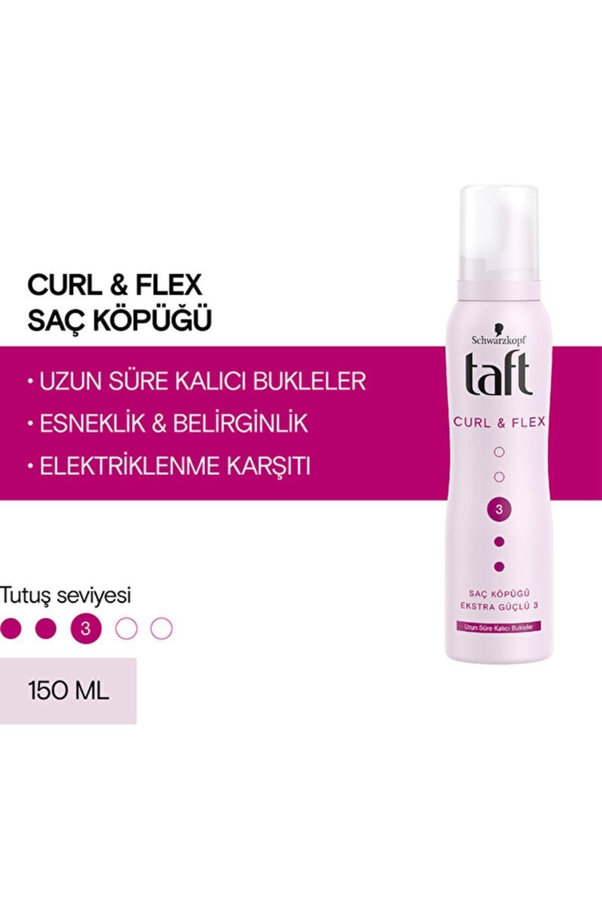 Taft Marka: Köpük 150 Ml Curl & Flex