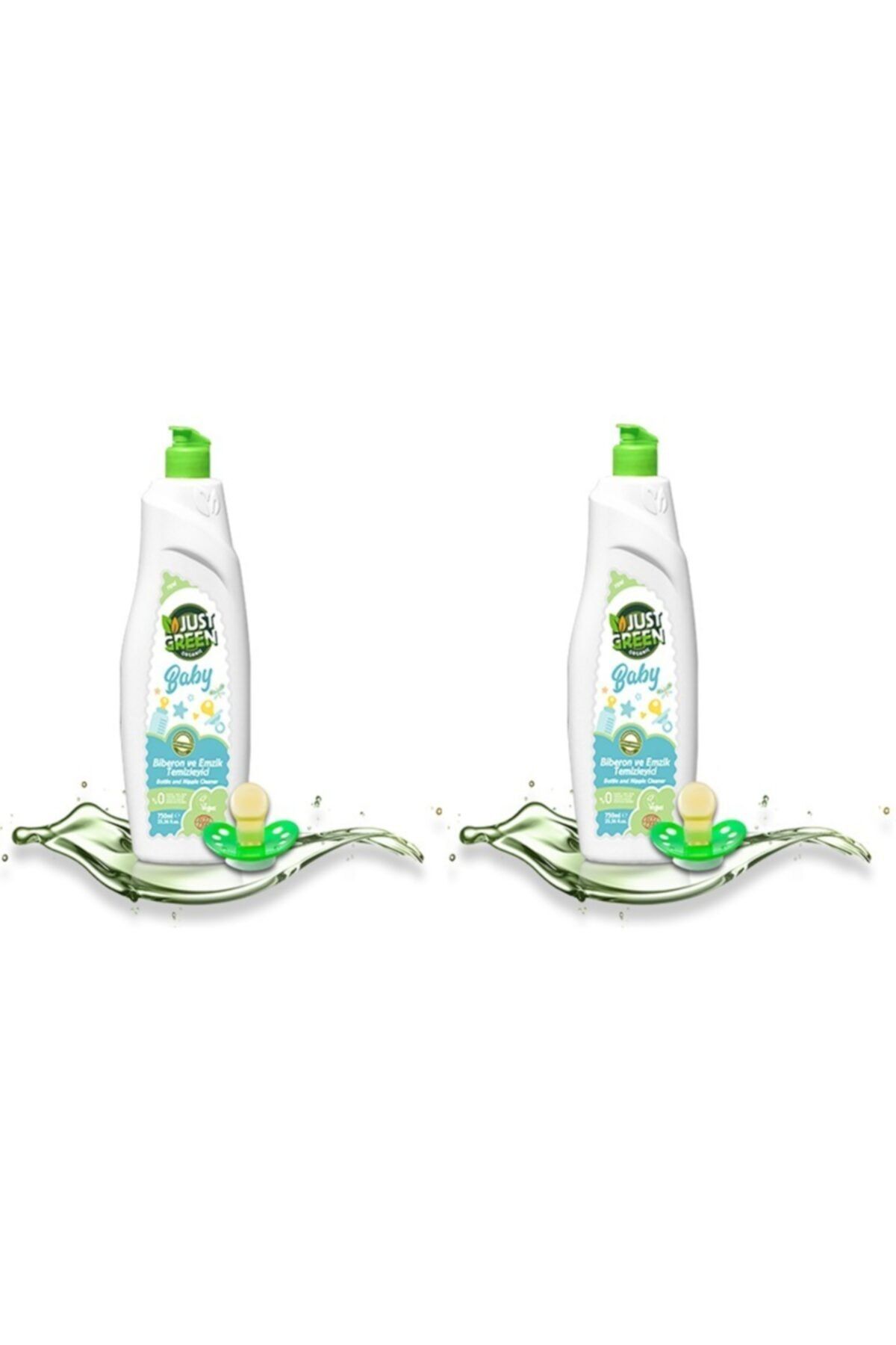Just Green Baby Biberon Ve Emzik Temizleyici 750ml X 2 Adet