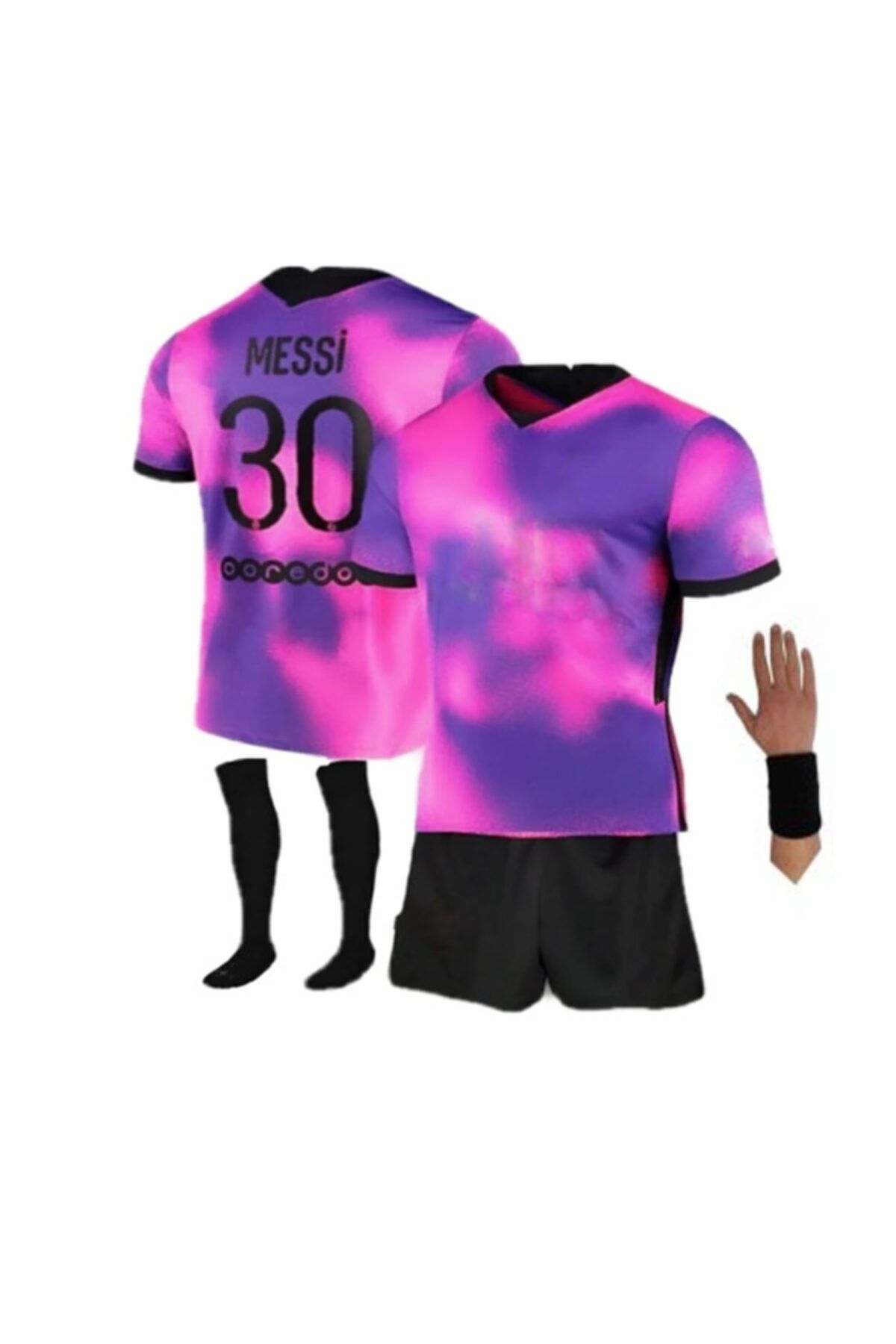 Pasxaspor Logosuz 2020-21 Messi Çocuk Forma Modeli