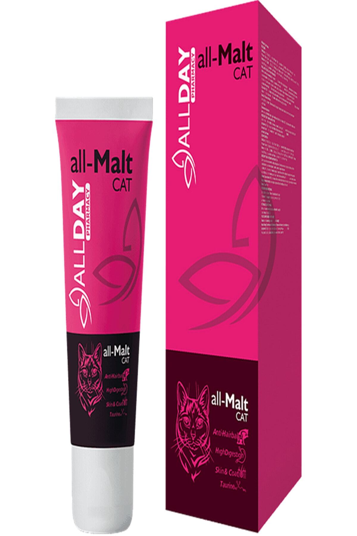 ALLDAY PHARMACY Allday All-malt Cat Tüy Yumağı Için Hairball Kedi Malt Macun 30 gr
