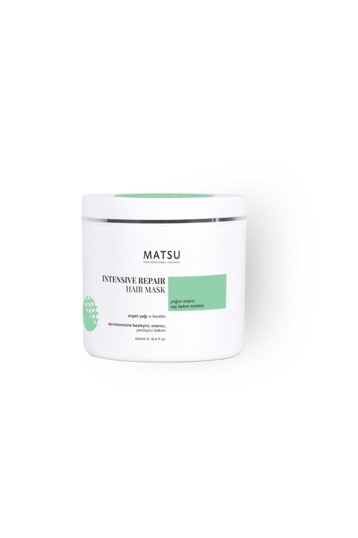 MATSU Intensive Hair Mask Yıpranmış Saçlar Için Yoğun Bakım Maskesi 500 ml