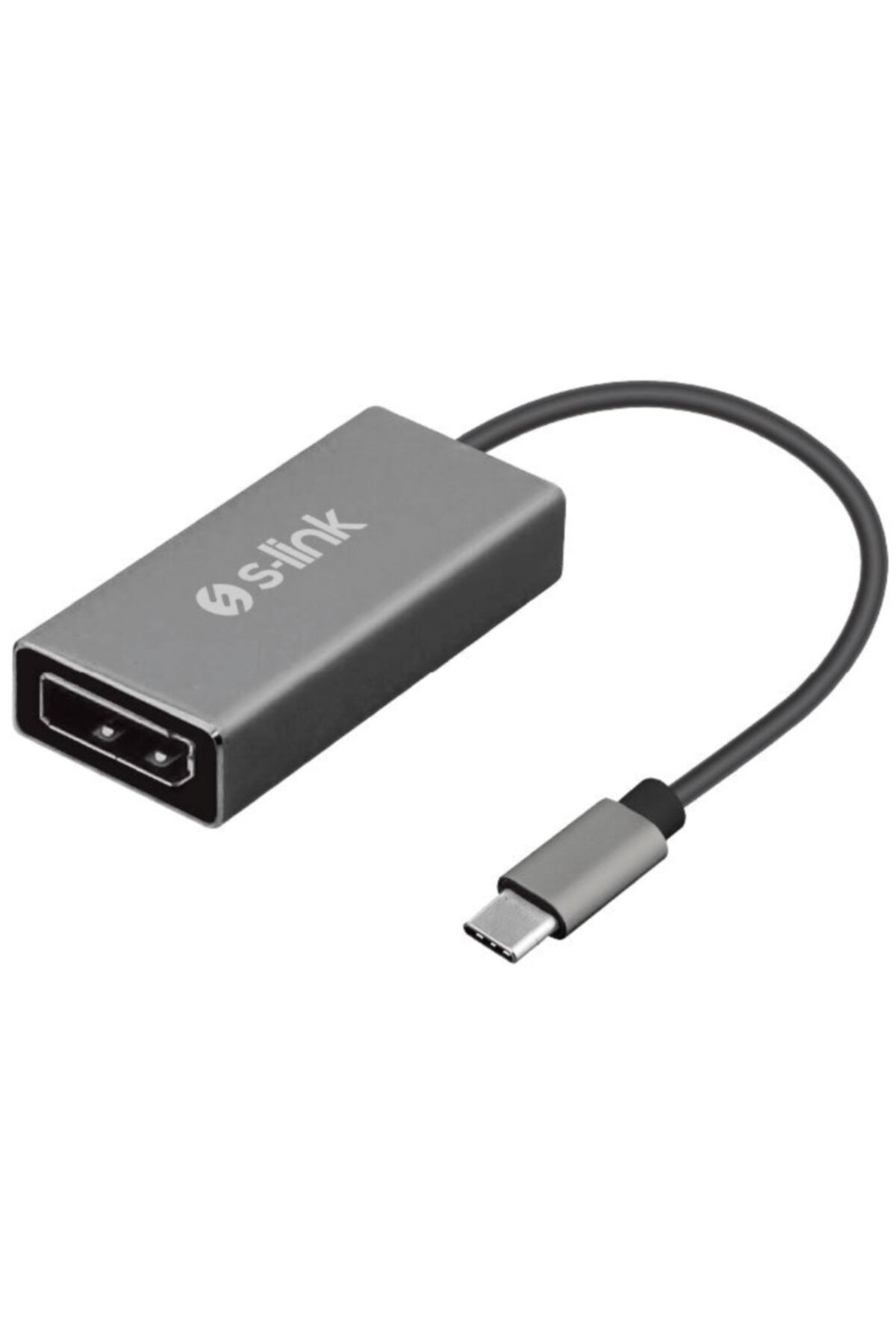 SLINK Swapp Sw-u510 Gri Metal Type-c To Displayport 4k Çevirici Adaptör