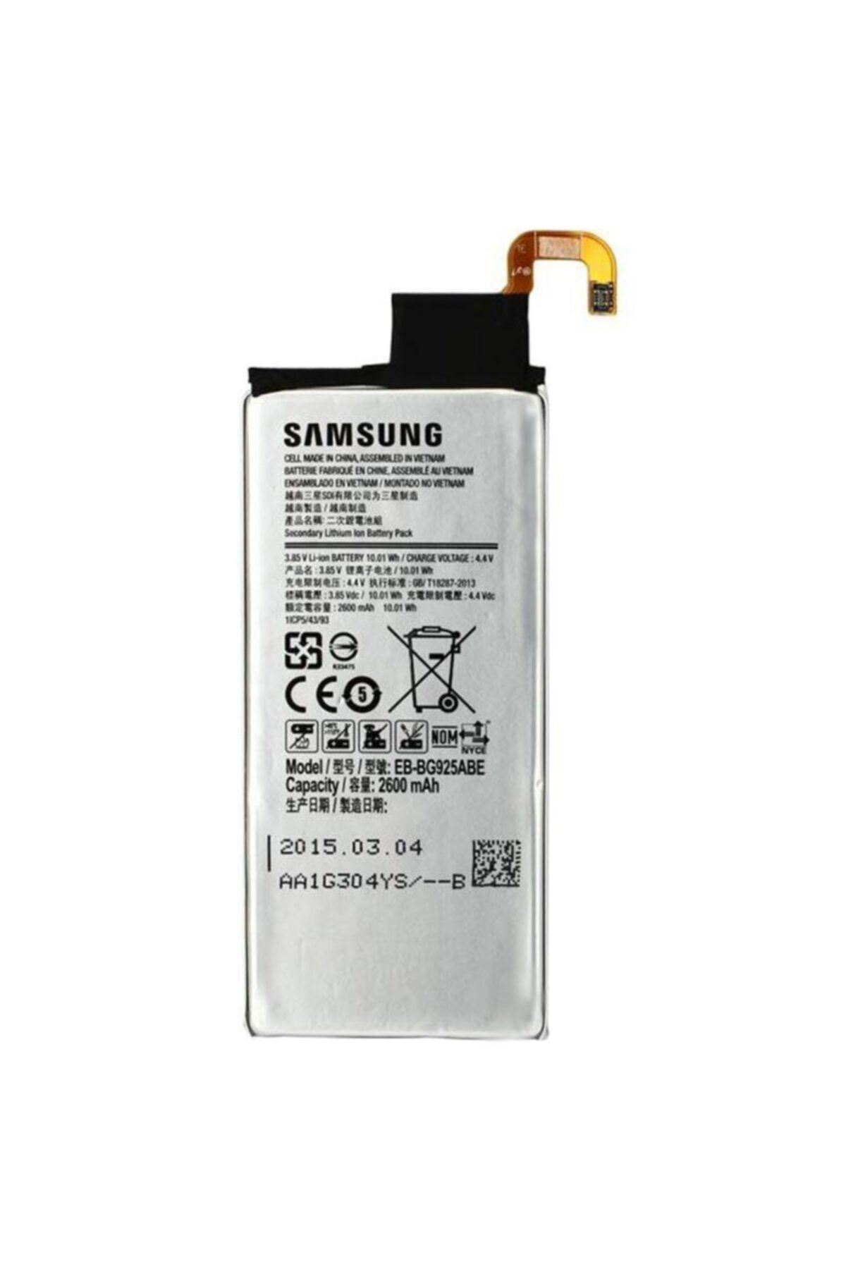Samsung Galaxy S6 Edge G925 Orj. Batarya