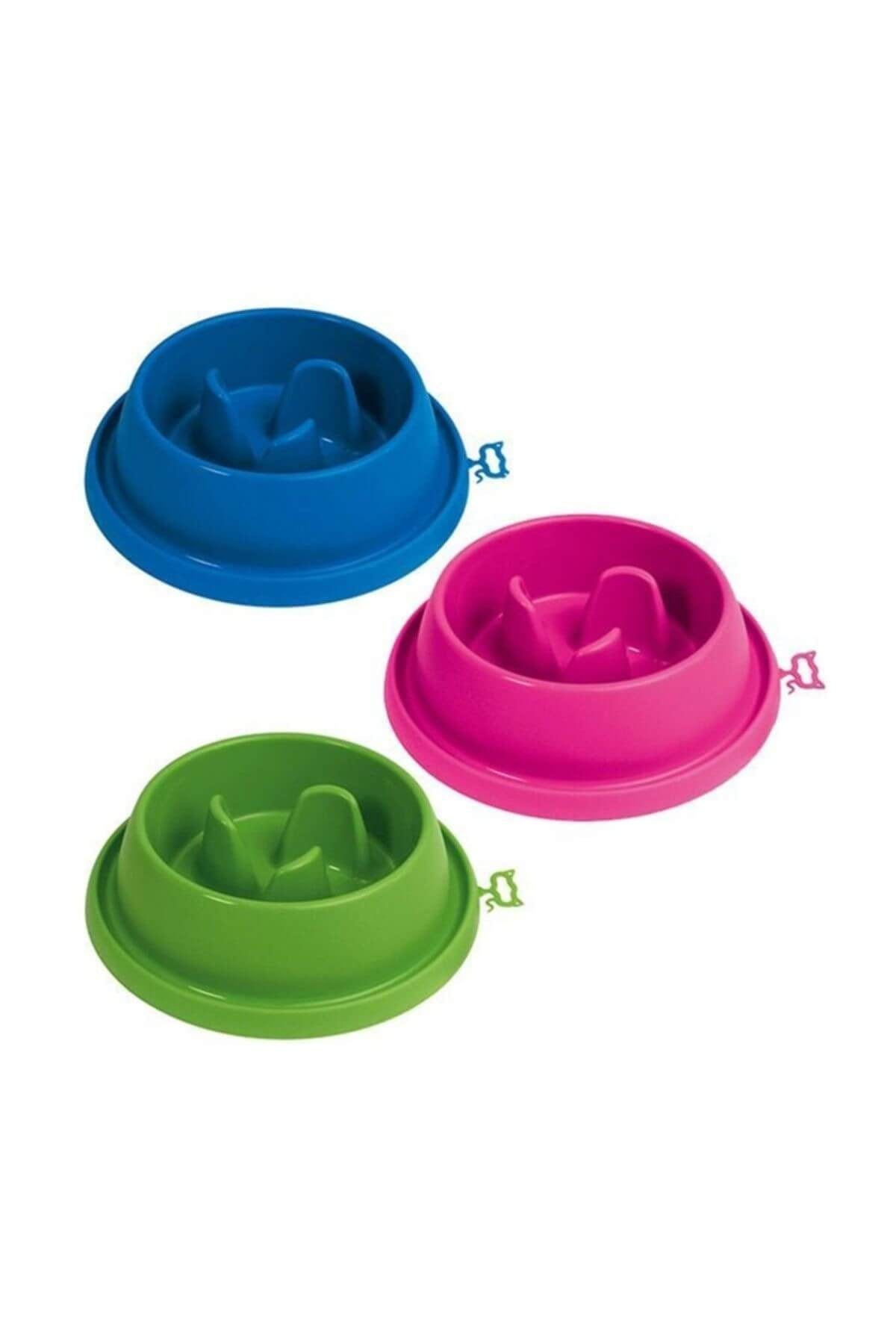 Georplast Adagio Kaymaz Tabanlı Plastik Yavaş Besleme Kabı Large 31.5 cm