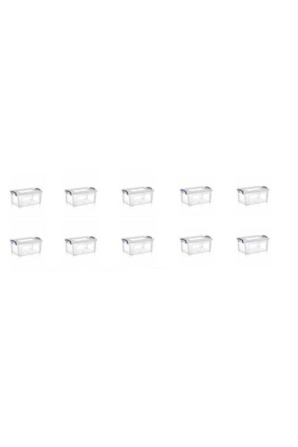 Kivi Home Çok Amaçlı Kapaklı Erzak Saklama Kabı Kutusu 5.5 Litre 400x307x578 Mm ( 10 Adet)