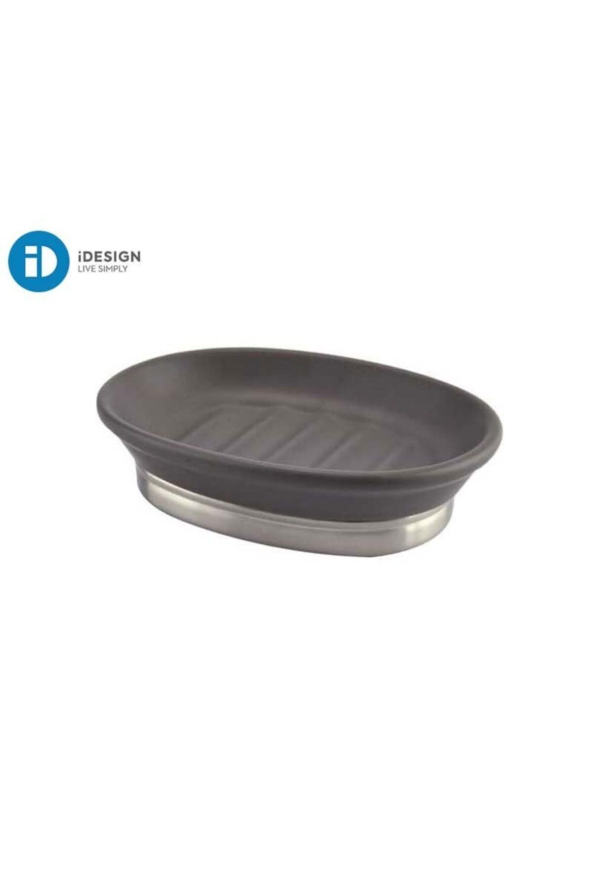 İnter Design 68872 York Katı Sabunluk Gri Mat