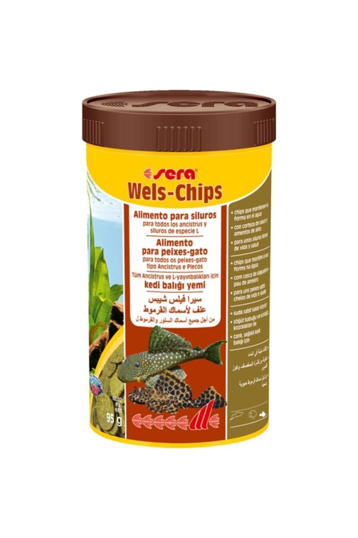 SERA Wels Chips Balık Yemi 250ml 95 Gr