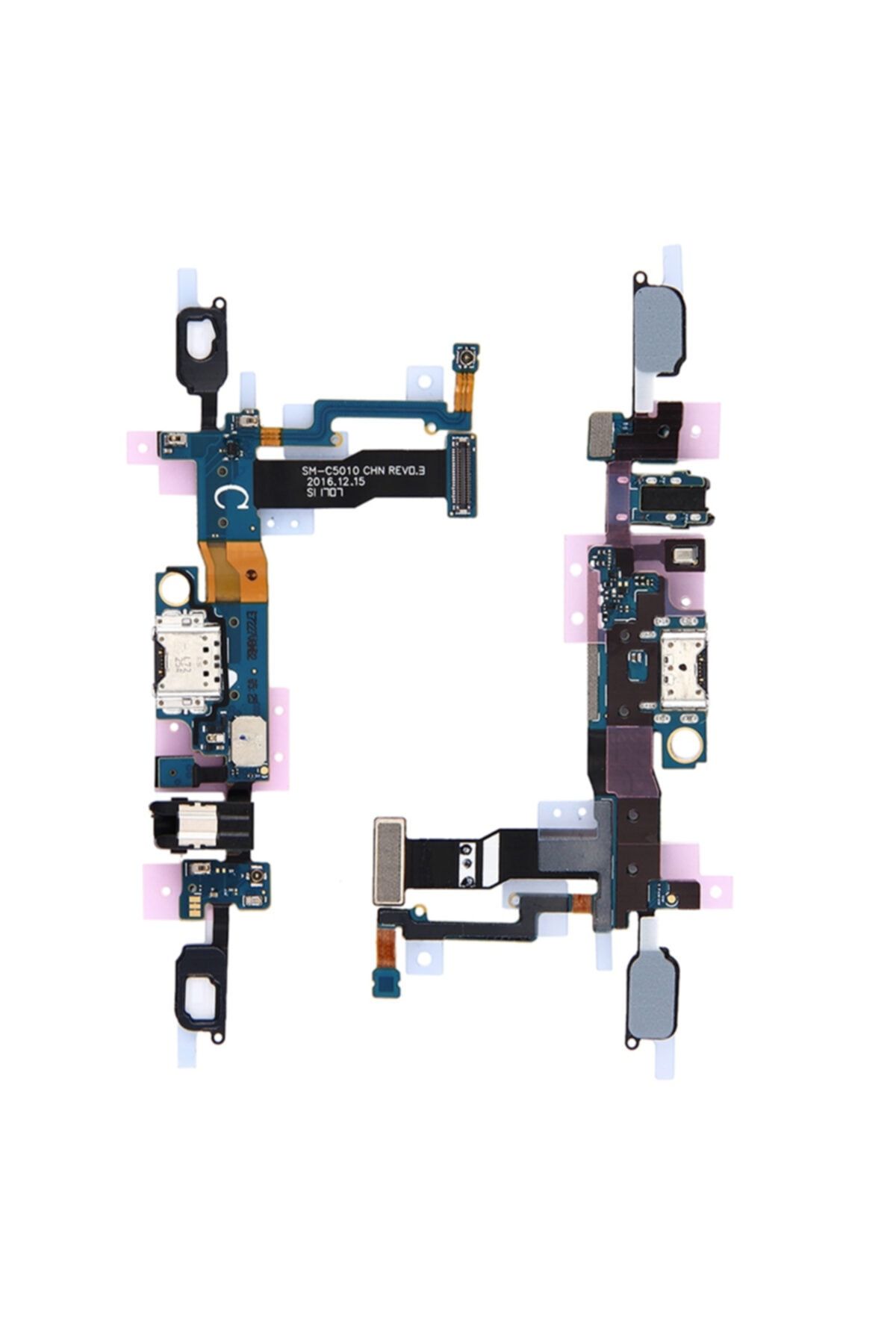 Ally Mobile Ally Sm Galaxy C5 Pro C5010 Uyumlu  Şarj Kulaklık Soket Tuş Bord Film-rz