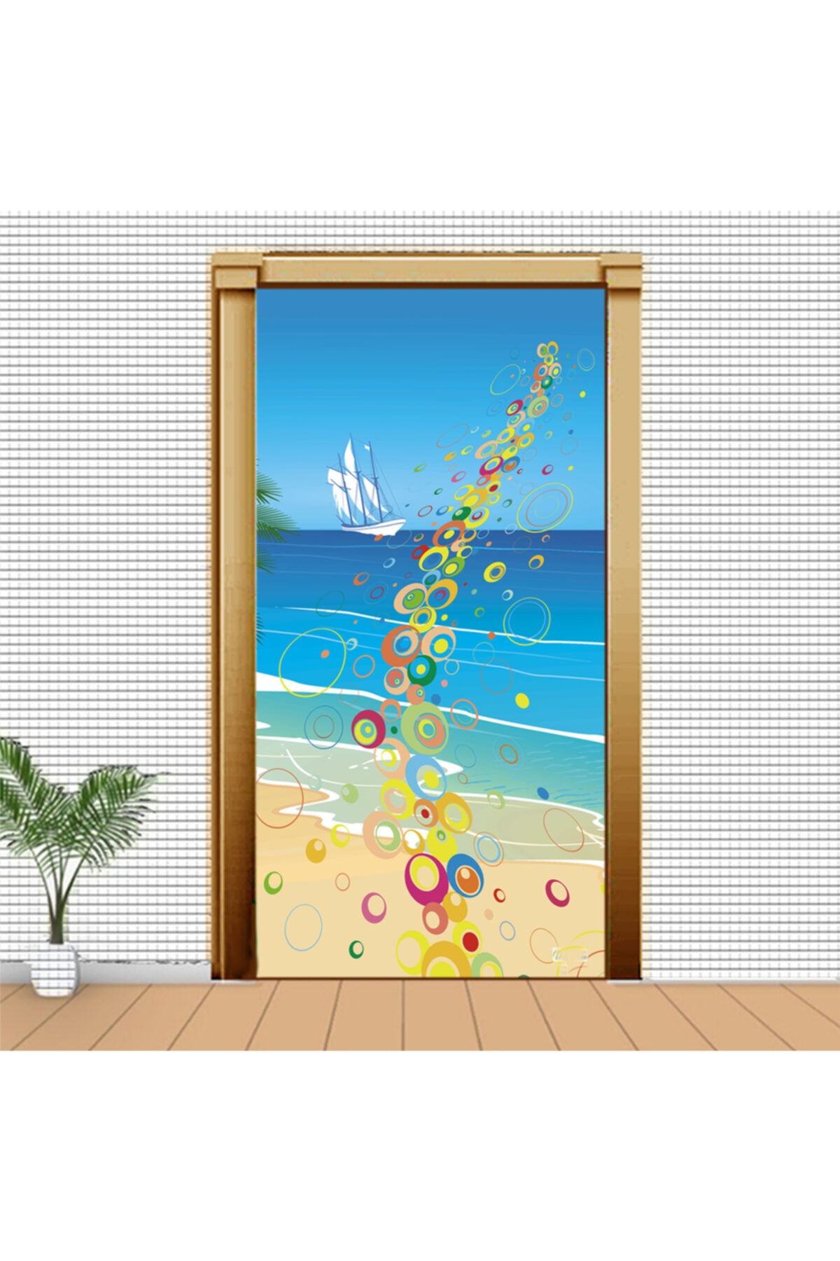 Deniz Art Ajans Geometrik Şekiller Sınıf Kapısı 03
