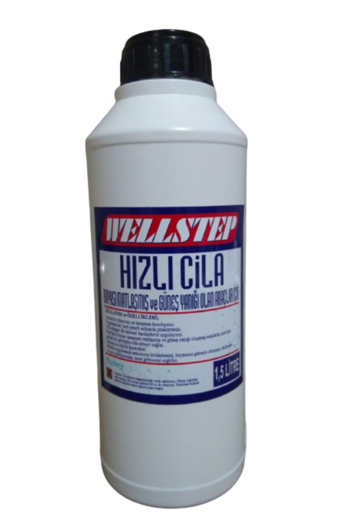 WELLSTEP 1,5 Litre Boyası Matlaşmış Ve Güneş Yanığı Olan Araçlar Için Hızlı Cila
