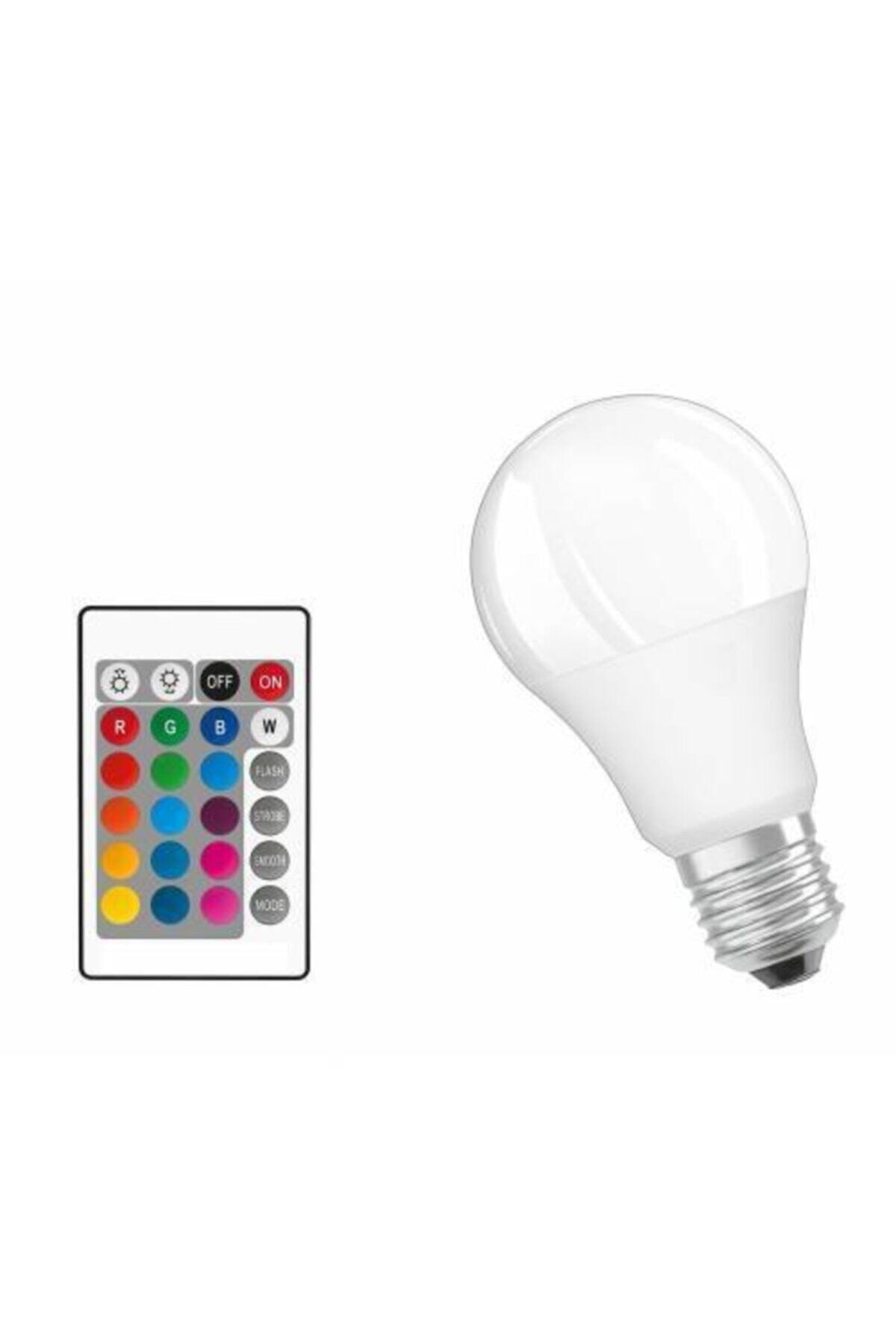 Vk&Vk Led Uzaktan Kumandalı Renk Değiştiren Ampul Rgb 9w Lamba Ve Renkli Ampul