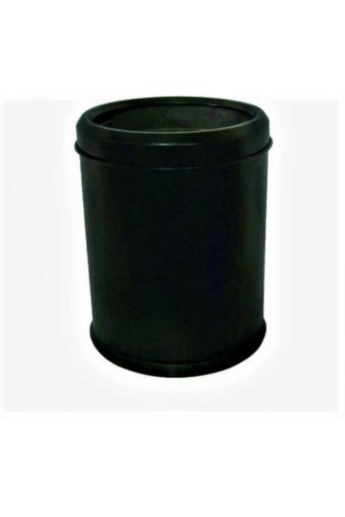 Arı Metal Peronline 5 Lt Çemberli Mat Siyah Çöp Kovası