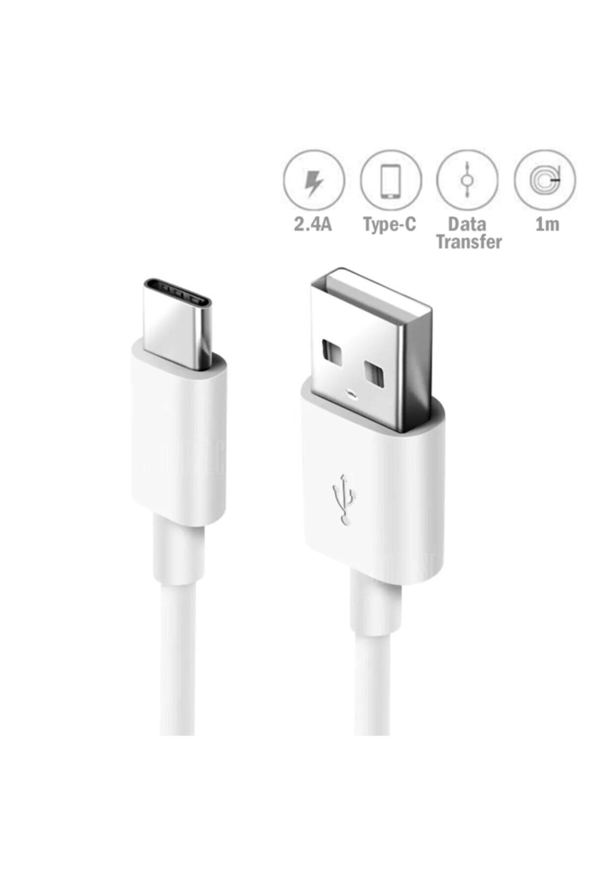 HİQONİC Type-c Usb Hızlı Şarj Kablosu 2.4a 1mt. Samsung Xiaomi Huawi Oppo Uyumlu Şarz Veri Transfer Aleti
