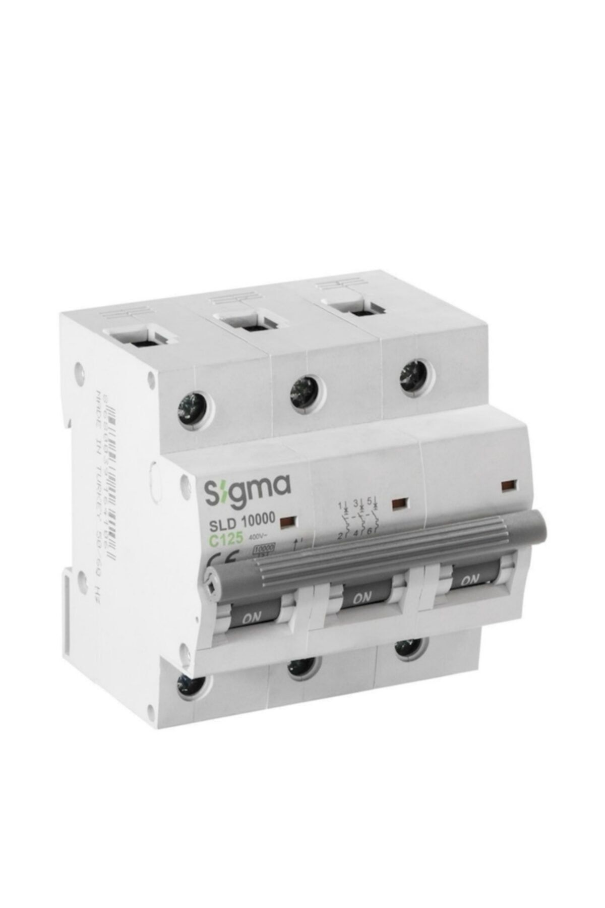 Sigma 3x125amper 6ka Trifaze 3 Kutuplu K Otomat Sigorta
