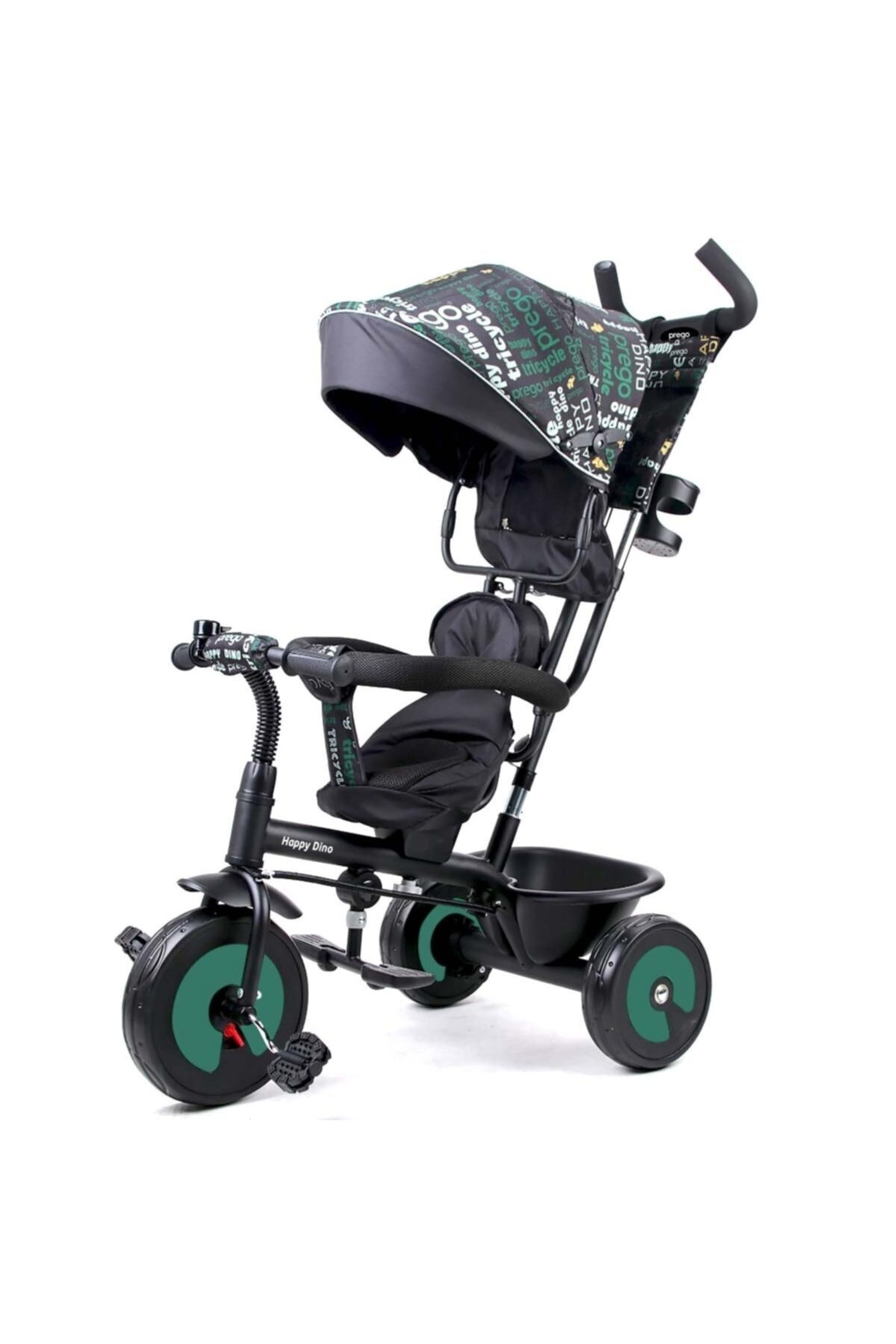 Burnis Toy Prego Happy Dino Yeşil Çocuk Bisikleti Oyuncak