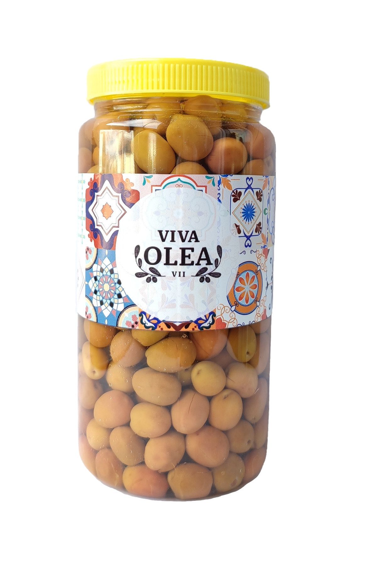 Viva Olea Doğal Fermante Edremit Tipi Yeşil Çizik Zeytin 1 Kg