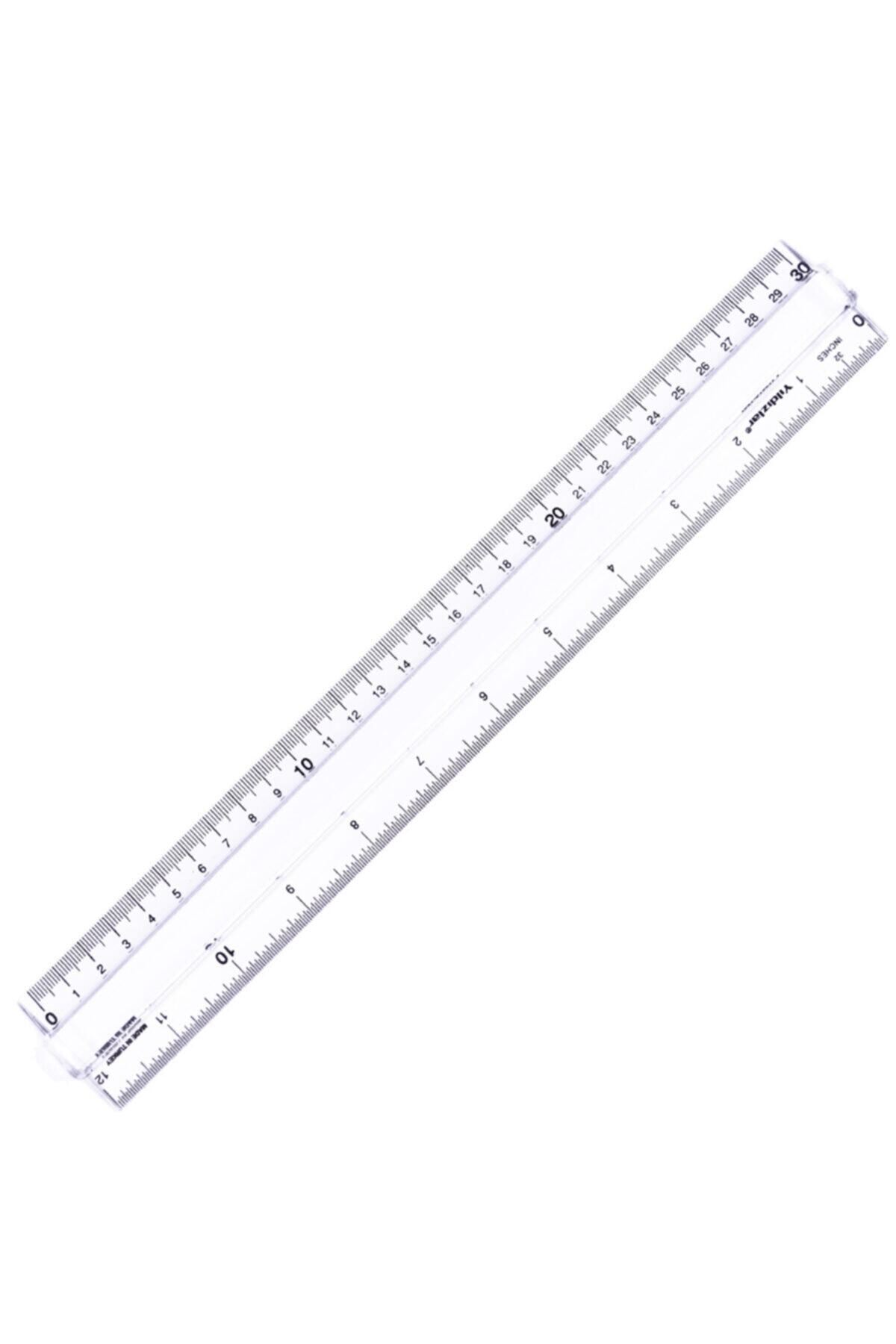 Yıldızlar Kod:010 Cetvel 30 Cm Mercekli