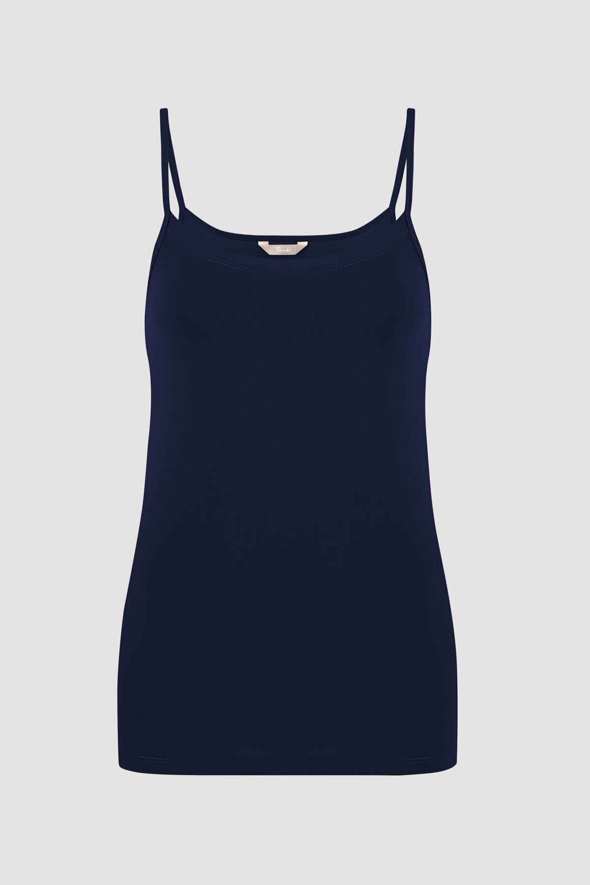 Penti Lacivert Thin Strap Cotton Atlet