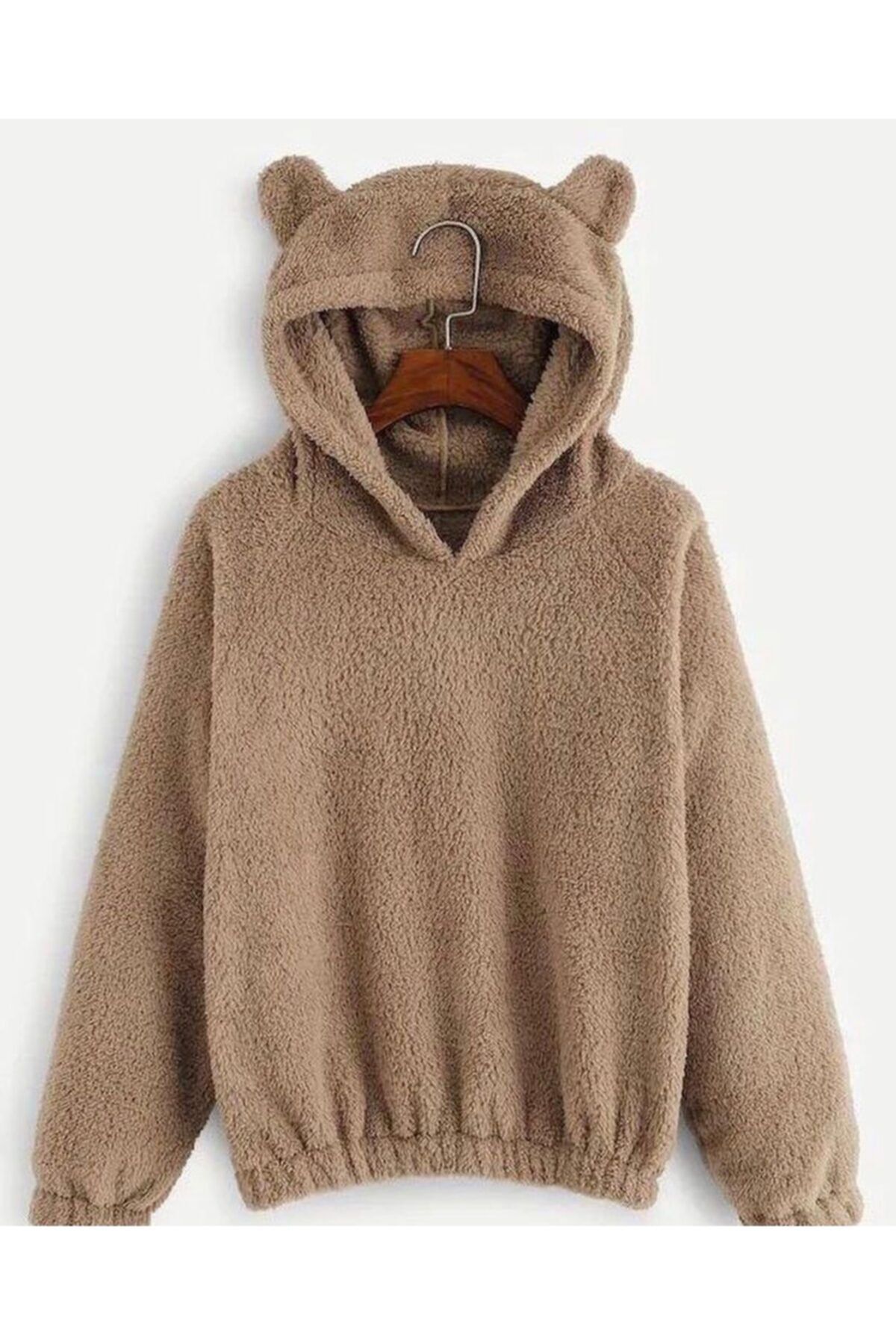 AHTAPOTMODA Ahtapot Ayı Kulaklı Peluş Bej
