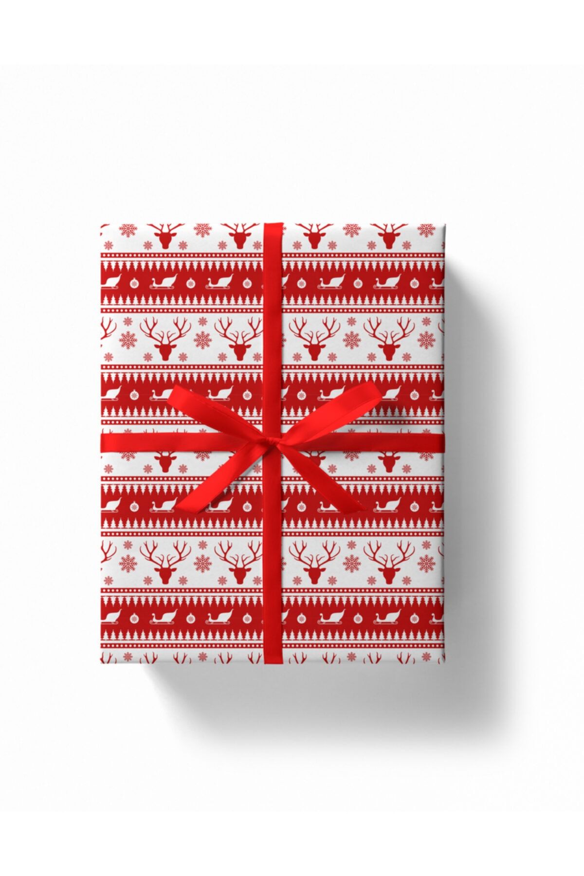 yamata kağıt Yılbaşı Hediye Paketleme Kağıdı 35x50 Cm (5'li Paket) Kuşe Kağıt1.kalite