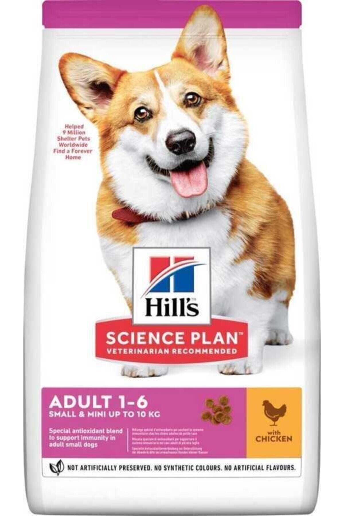 Hill's Small Mini Irk Tavuk Hindili Yetişkin Köpek Mamasi 6 kg