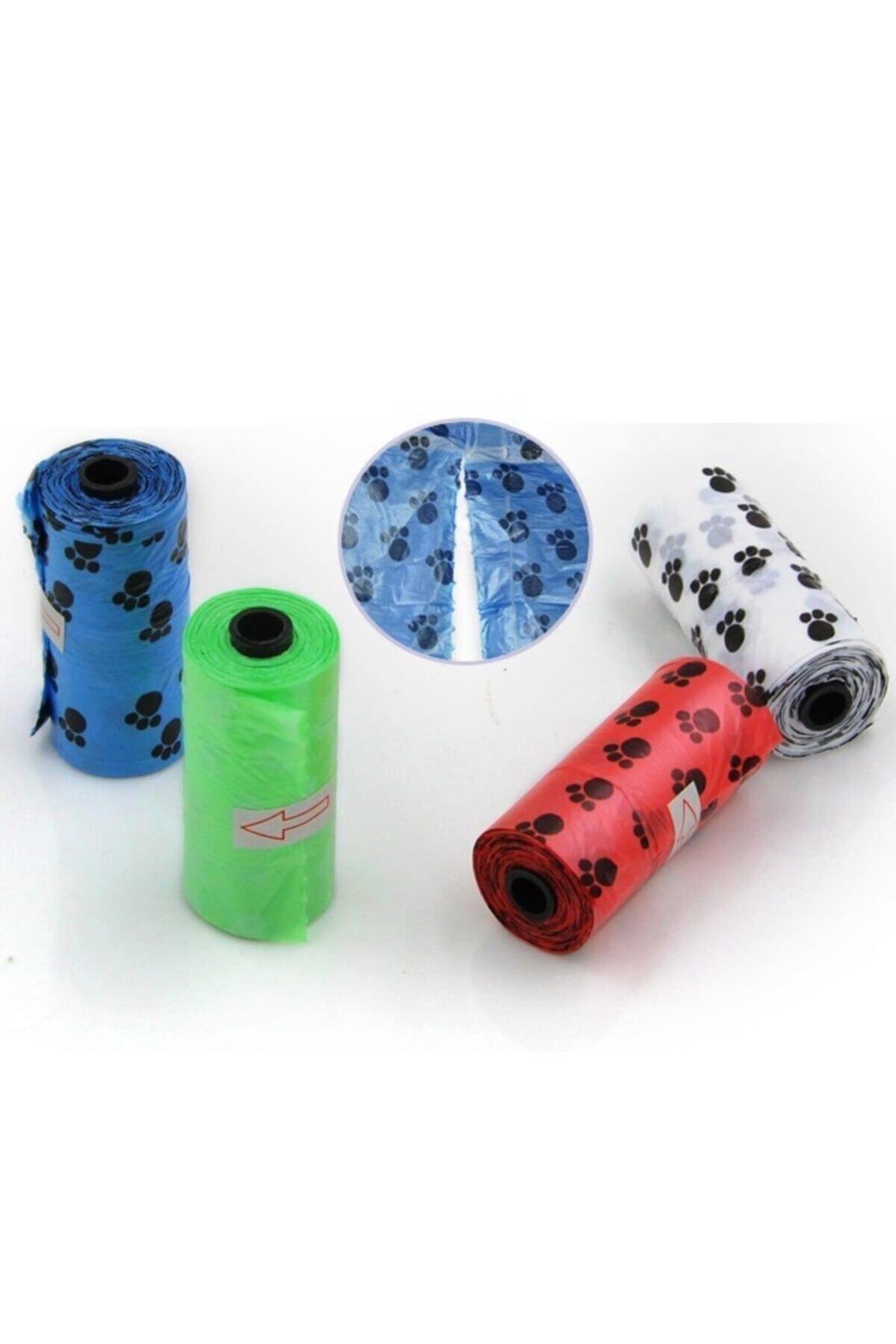 PlevneTicaret Evcil Hayvan Köpek Dışkı Toplama Kaka Poşedi (4'lü )