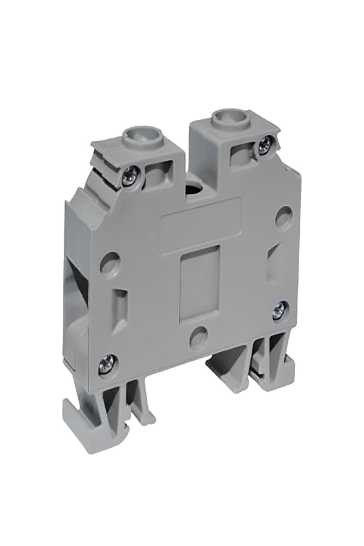 onka 1032 Gri Mrk 6mm² Vida Bağlantılı Ray Klemens (10 Adet)