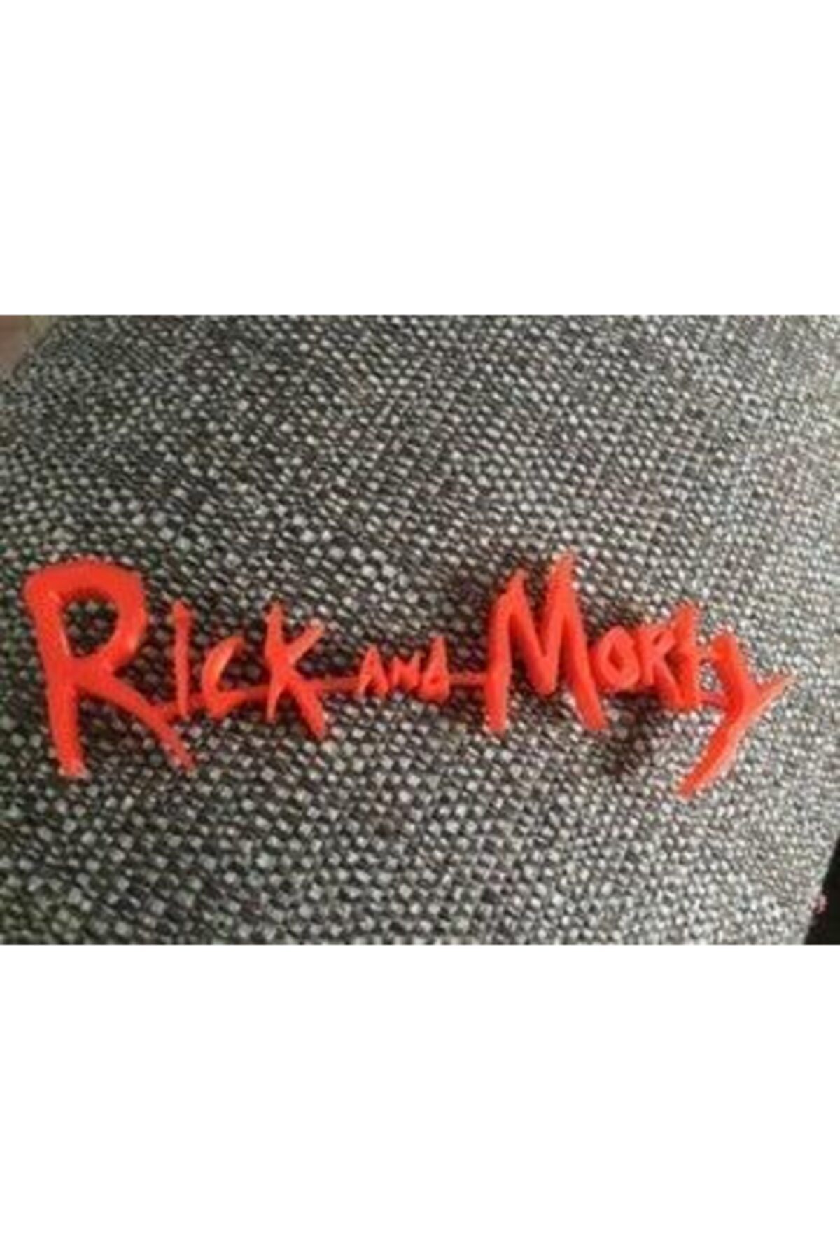AldımGeldi Rick And Morty Logosu Dekoratif Aksesuar Süs Eşyası Yazısı