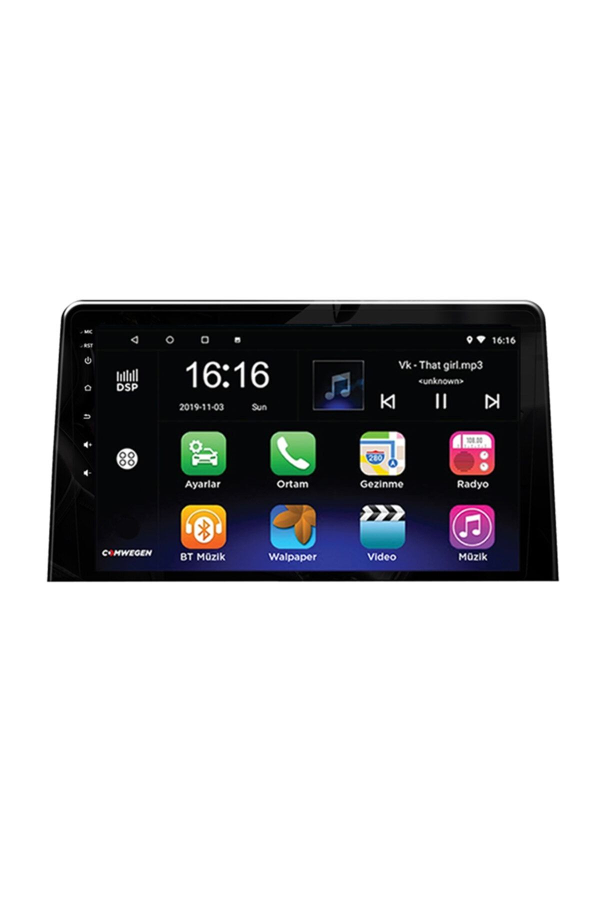 COMWEGEN Peugeot Rifter 2020+ Android 6gb Ram+128gb Rom Carplay Multimedya Oto Teyp