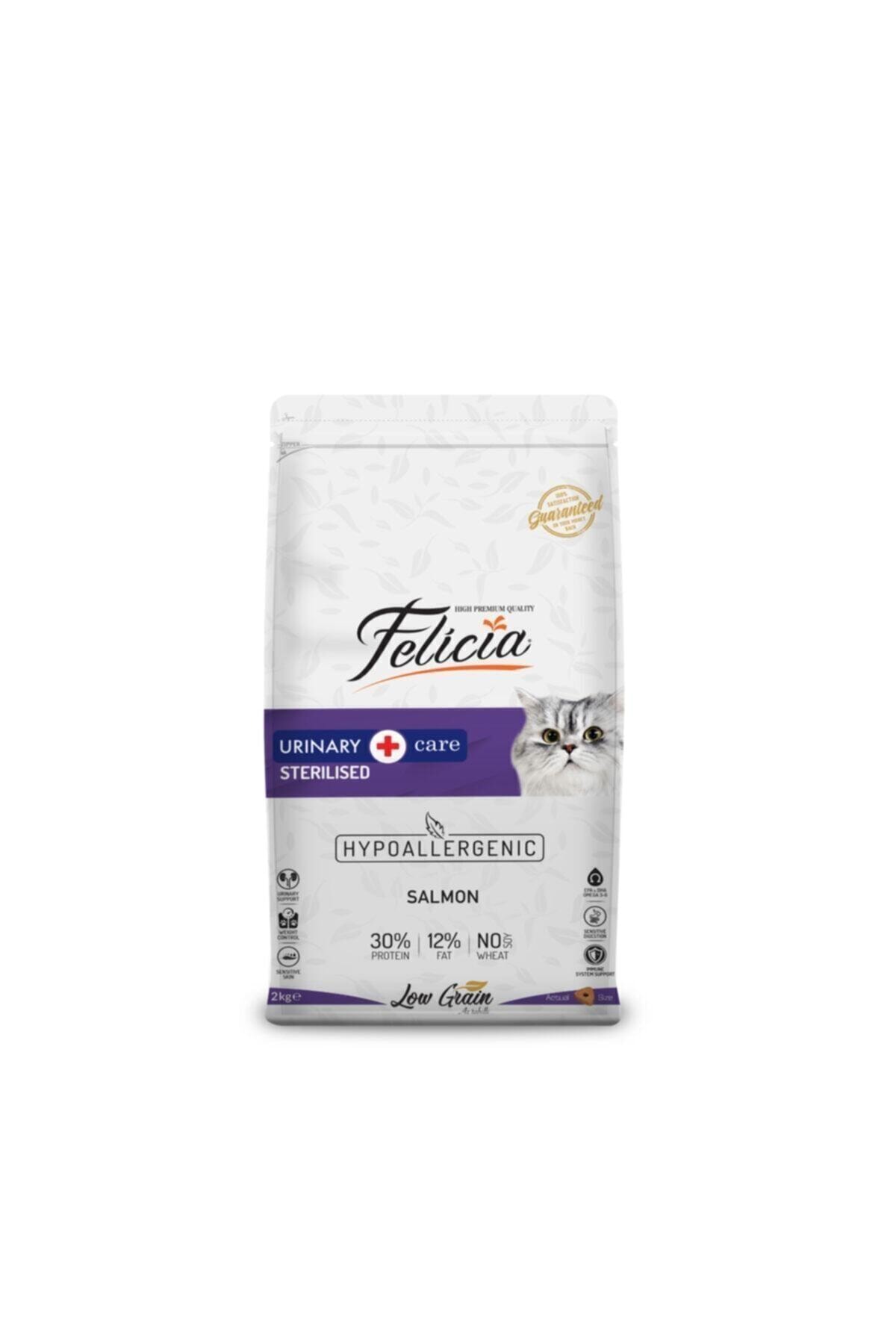 Felicia Az Tahıllı 2 Kg Somonlu Kısırlaştırılmış Hypoallergenic Kedi Maması