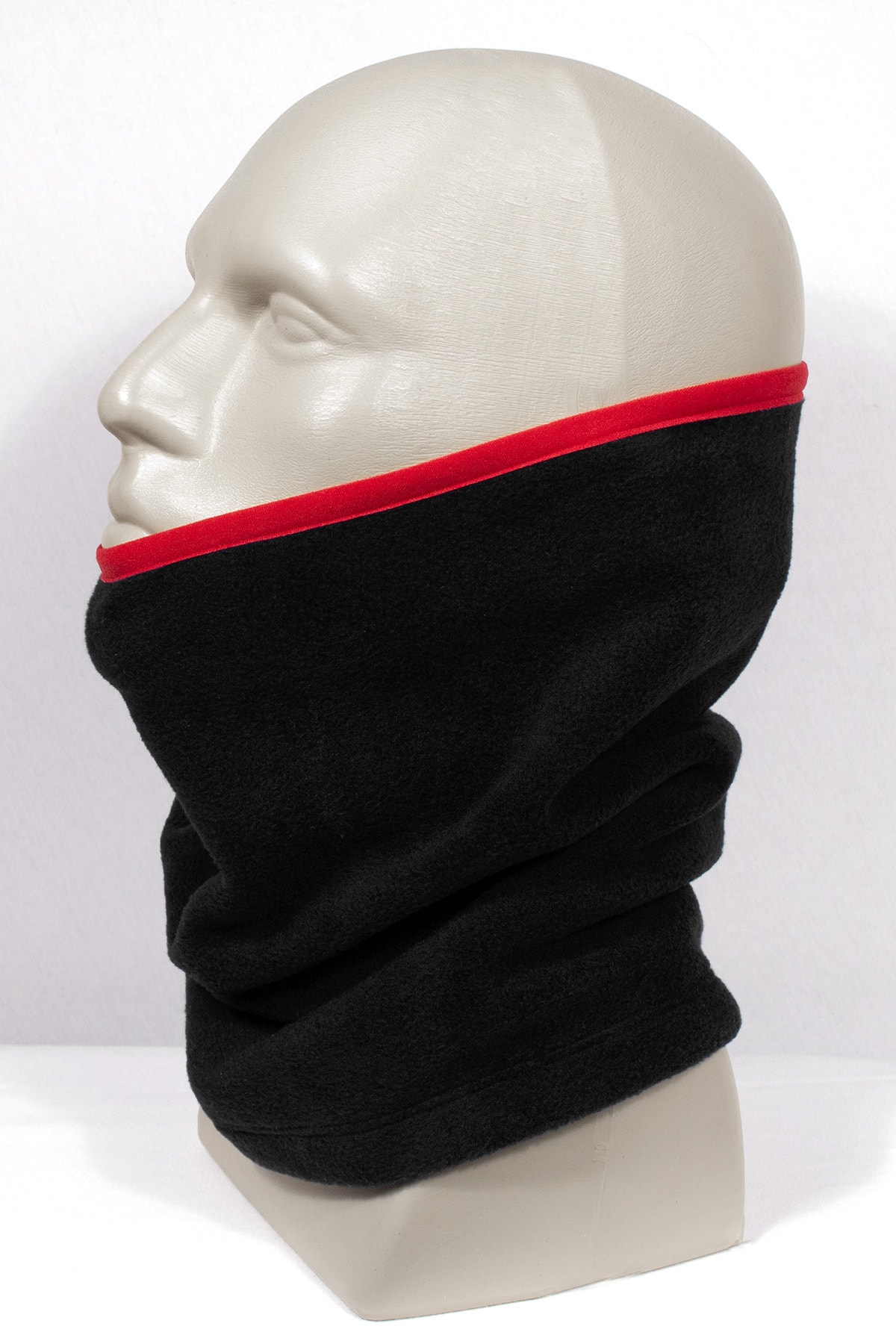 Cottonland Unisex Polar Fleece Boyunluk Maske Siyah