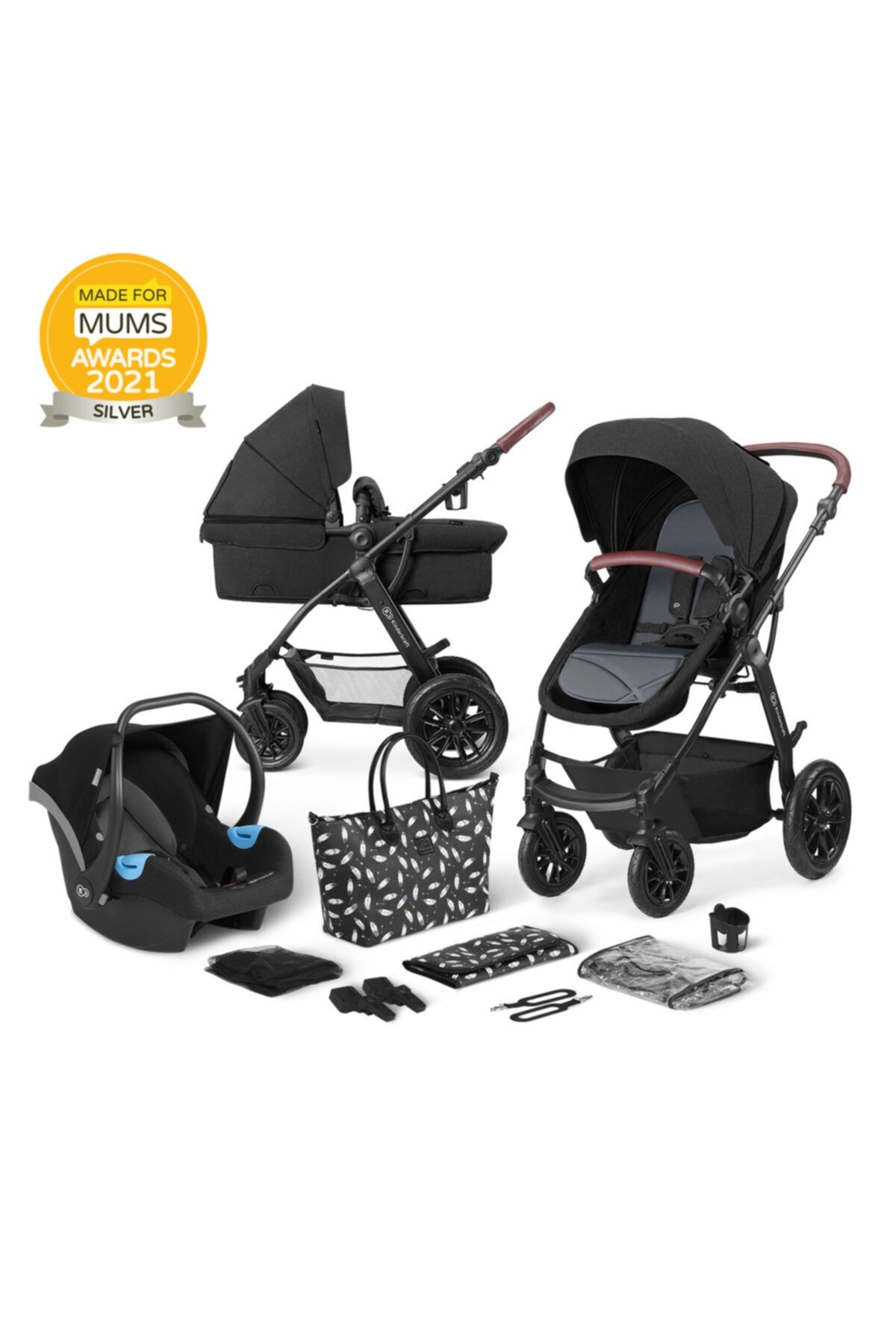 Kinderkraft Xmoov Travel Sistem Bebek Arabası Black