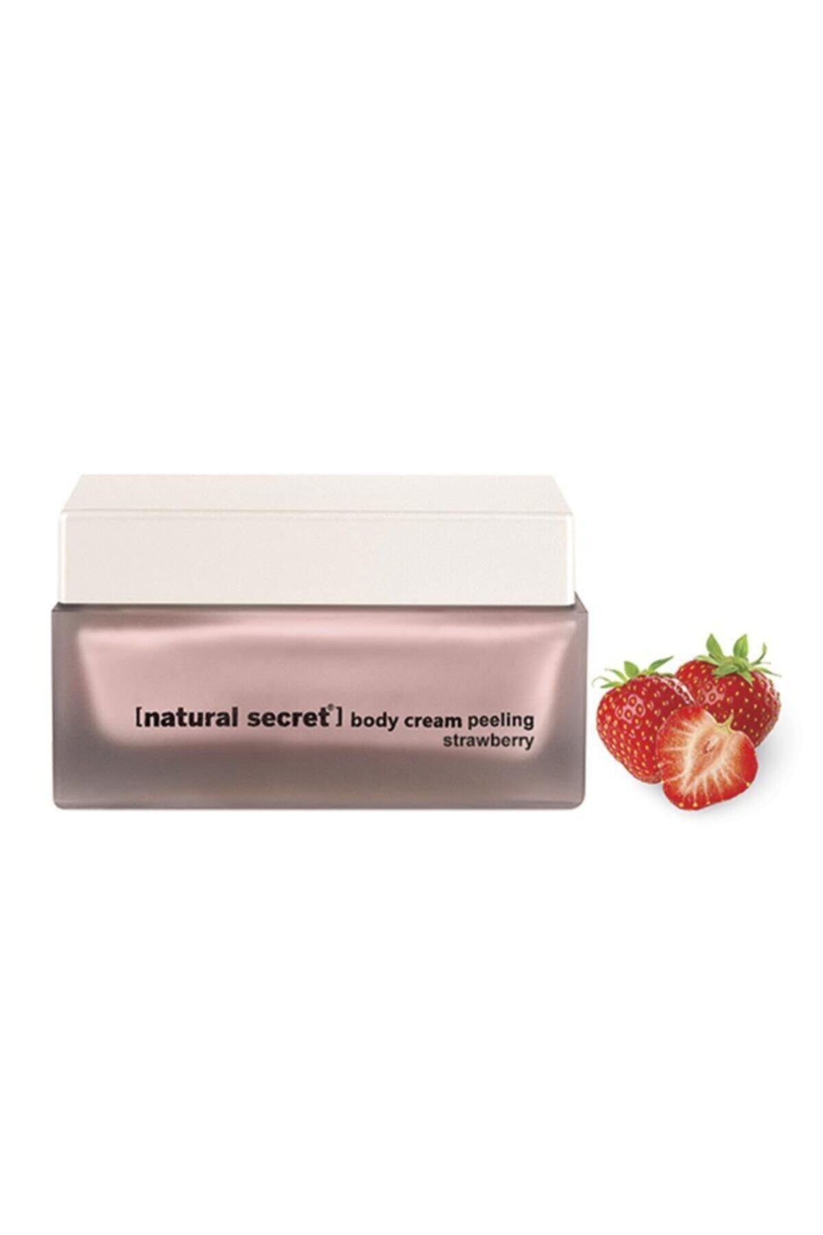NATURAL SECRET Çilek Granüllü Vücut Krem Peeling