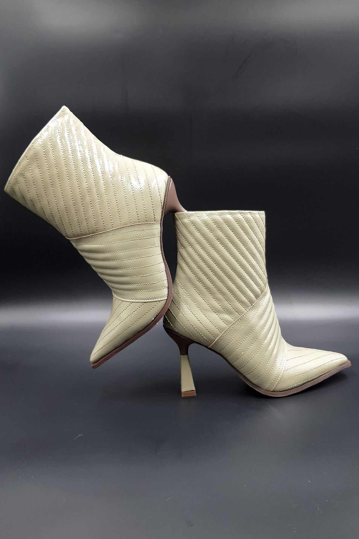 Tinka Bell Shoes 2213 Kadın Bot Yeşil
