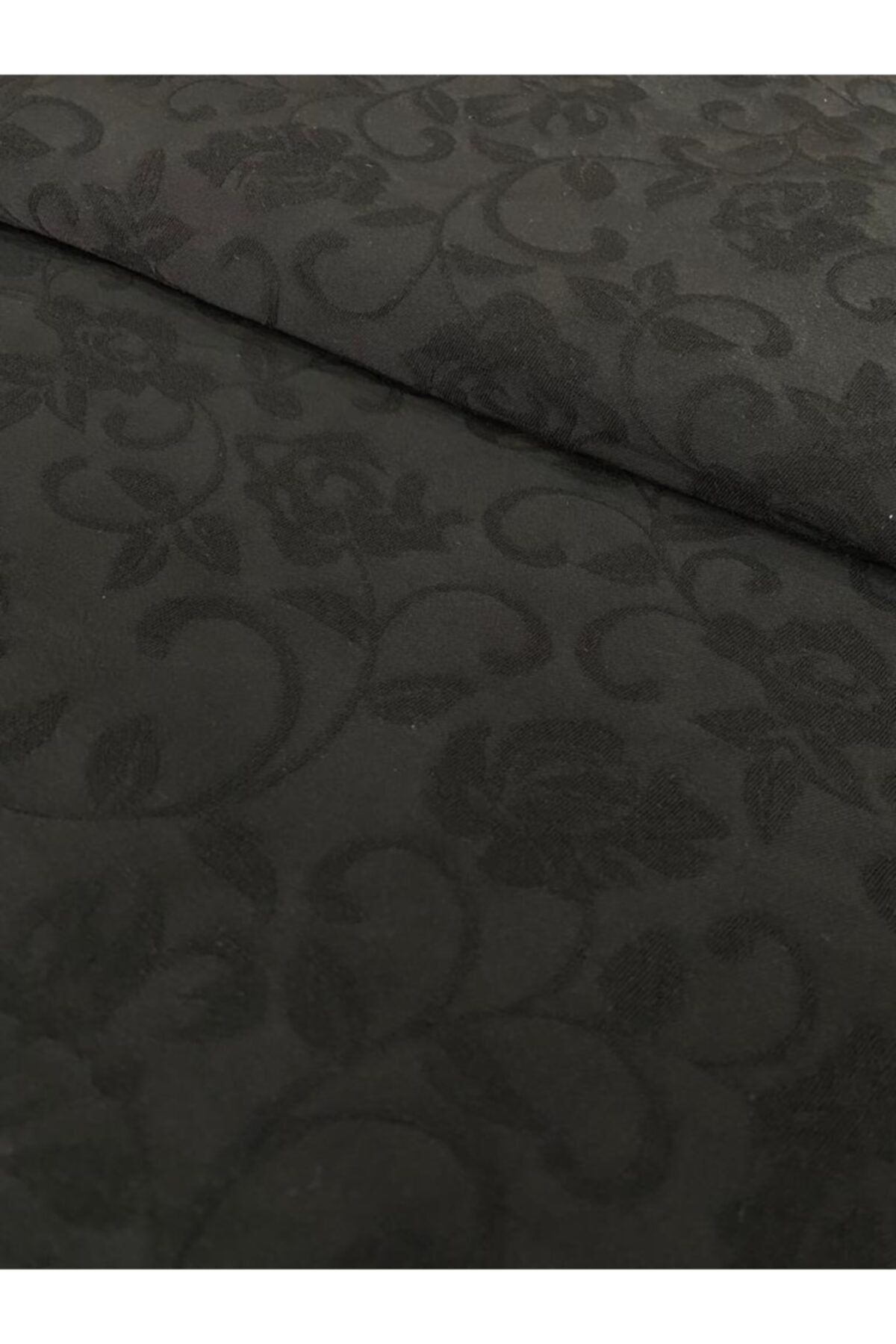Nur Tuhafiye Siyah Brokar Kumaş