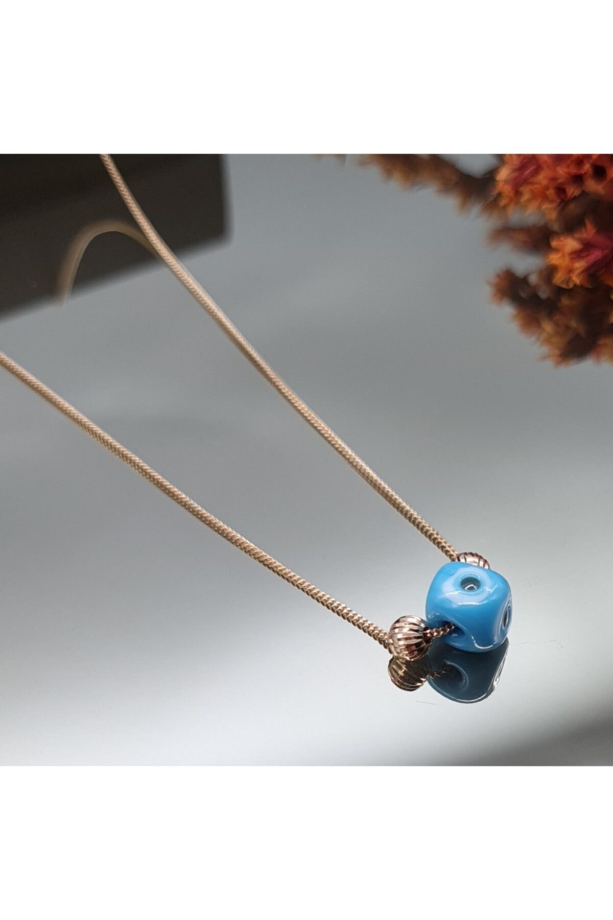 Grande Store Koyu Renk Nazar Boncuklu Dorika Kolye