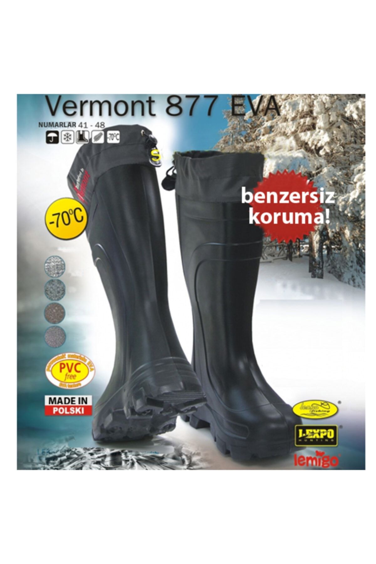 Gardening Lemigo Çizmeler 877 Lemigo Wermont Çizme No:41