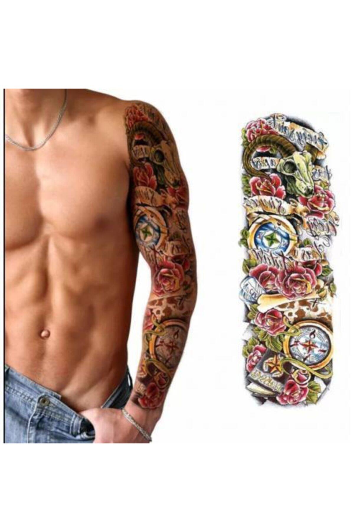 ATAMAN Büyük Boy Qb3034 Geçici Dövme Tattoo
