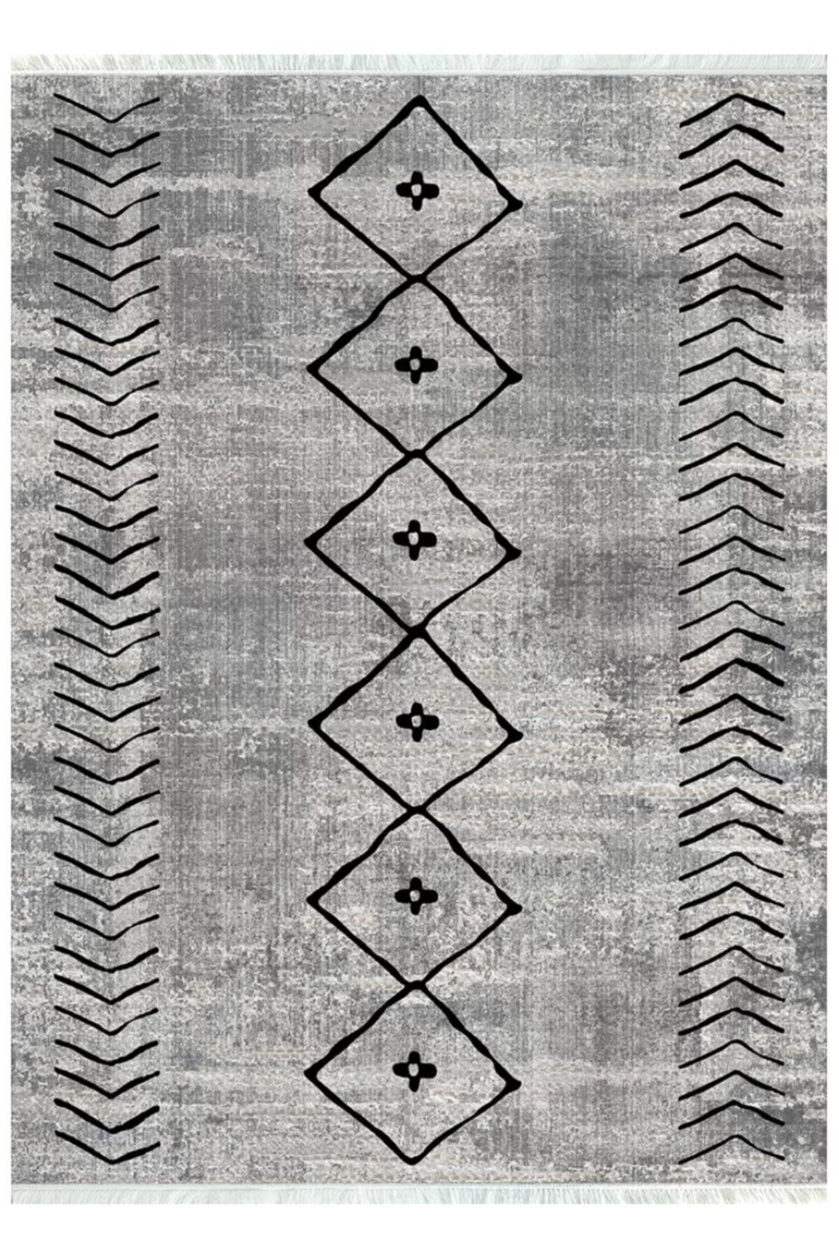TrendyCozy Pamuk Dokuma Kilim Mutfak Banyo Balkon Hol Antre Çok Amaçlı Kilim Ht962