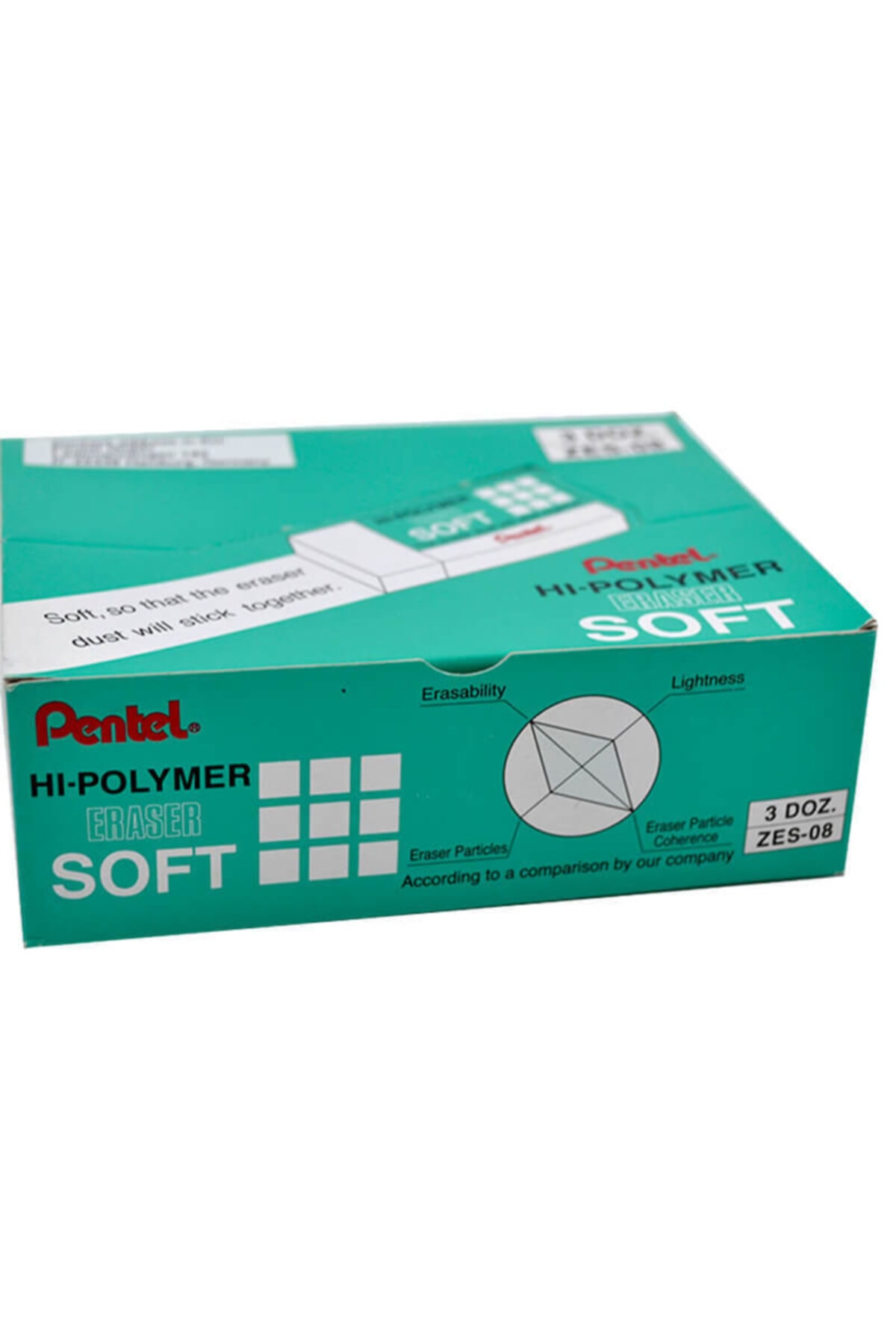 Pentel Zes-08 Hı-polymer Silgi Soft