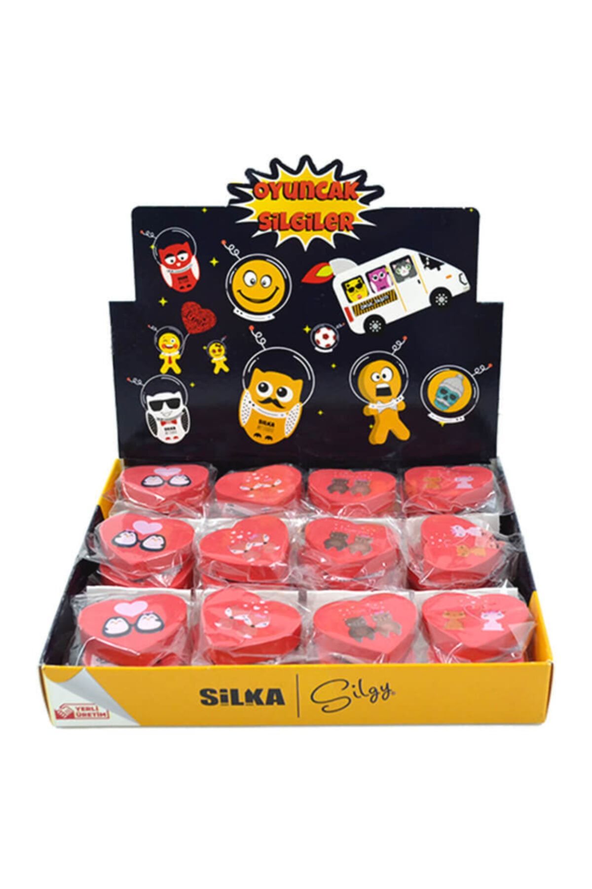 Silka 4 Desen Kalp Silgi 36 Li Art-50
